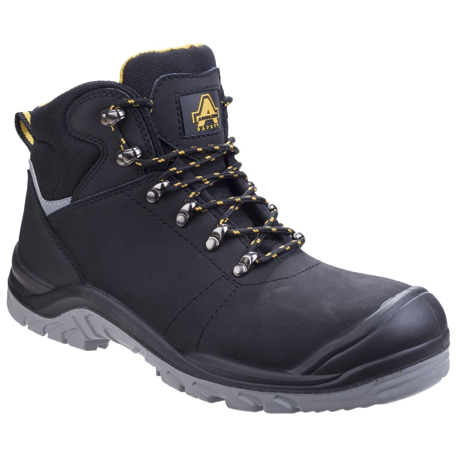 Amblers Safety AS252 Lightweight Water Resistant Leather Safety Boot in Black