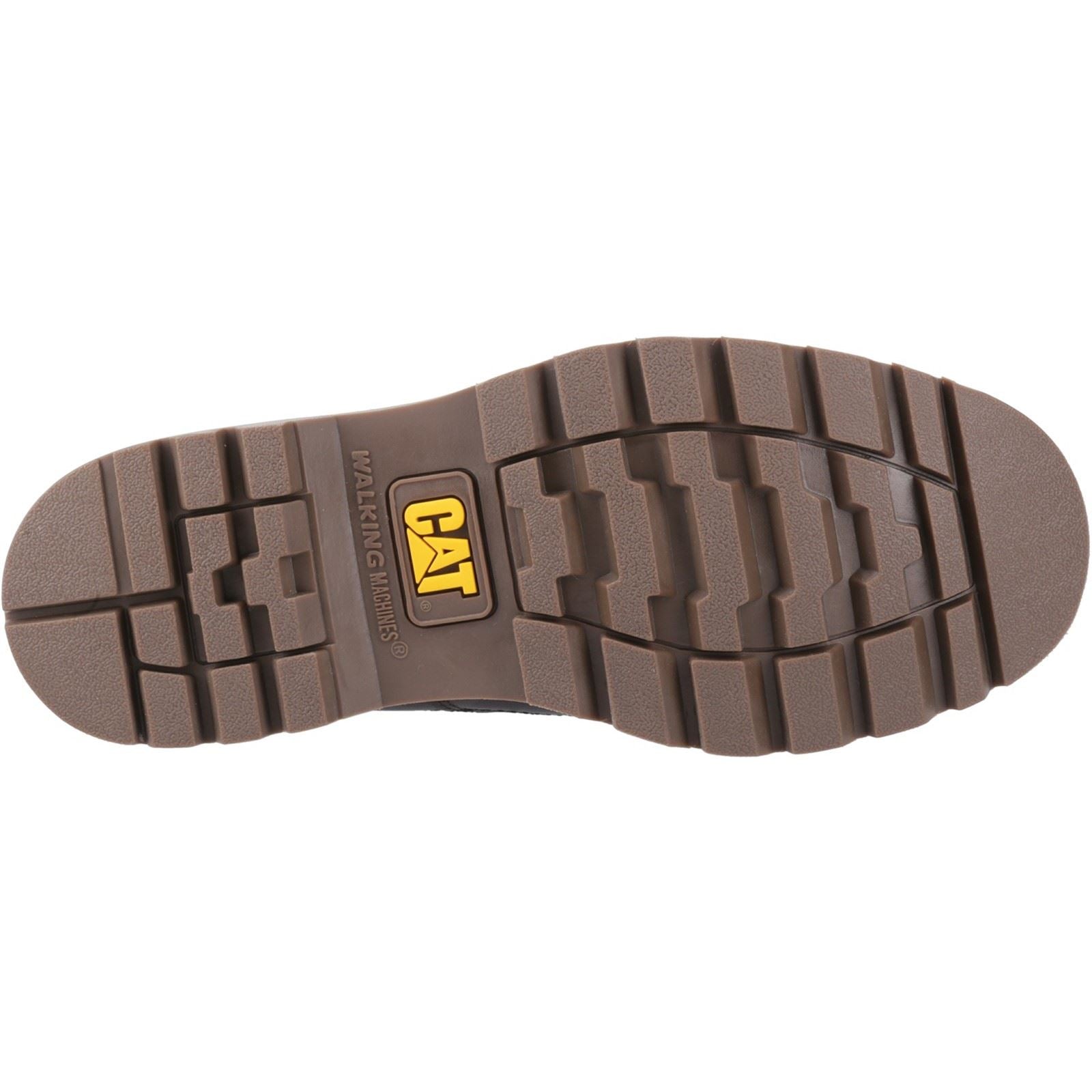 CAT Lifestyle Colorado Moc Toe Low Leather Men's Dark Brown Lace-Up Shoes