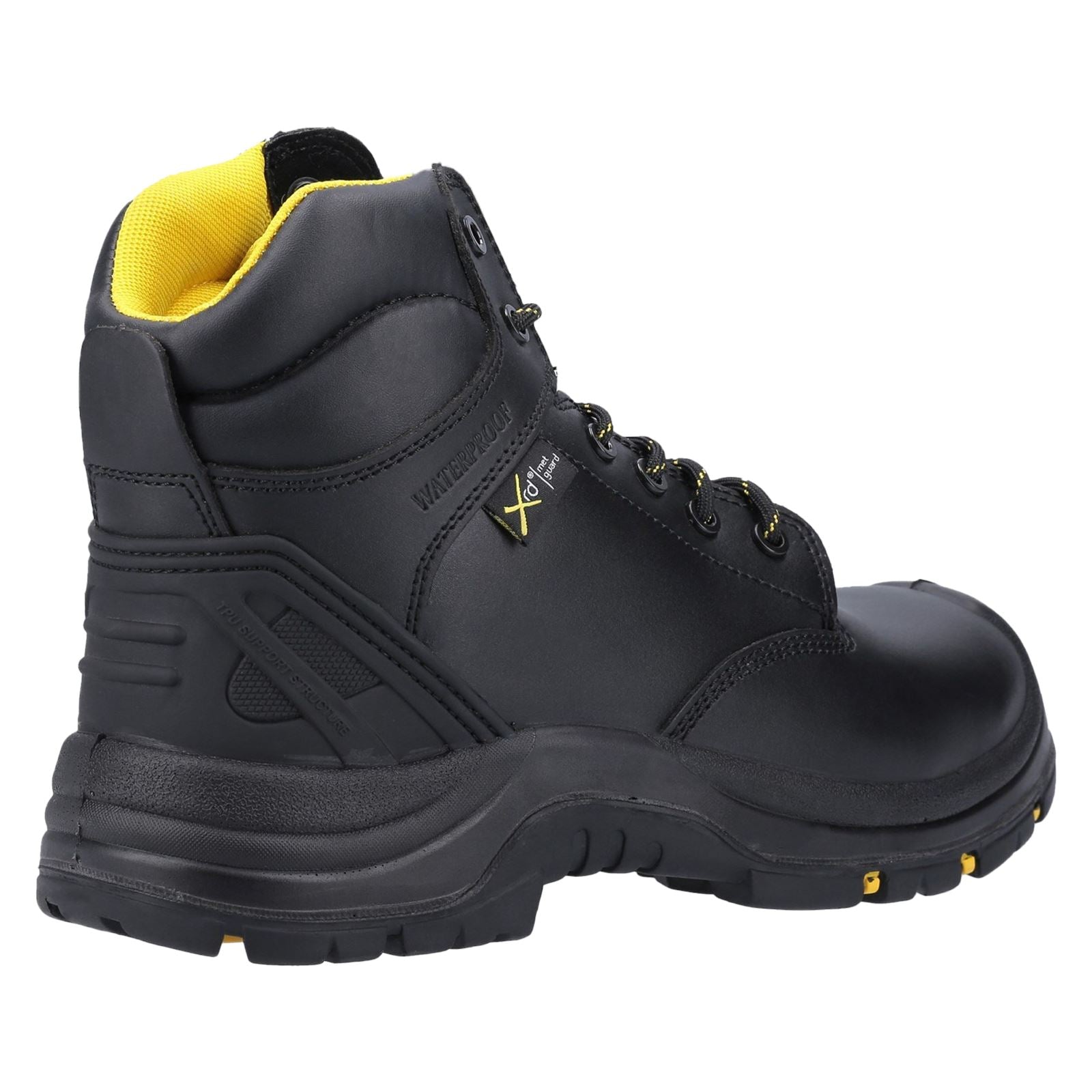 Amblers Safety AS303C Wrekin Metal Free Metatarsal Waterproof Safety Boot in Black