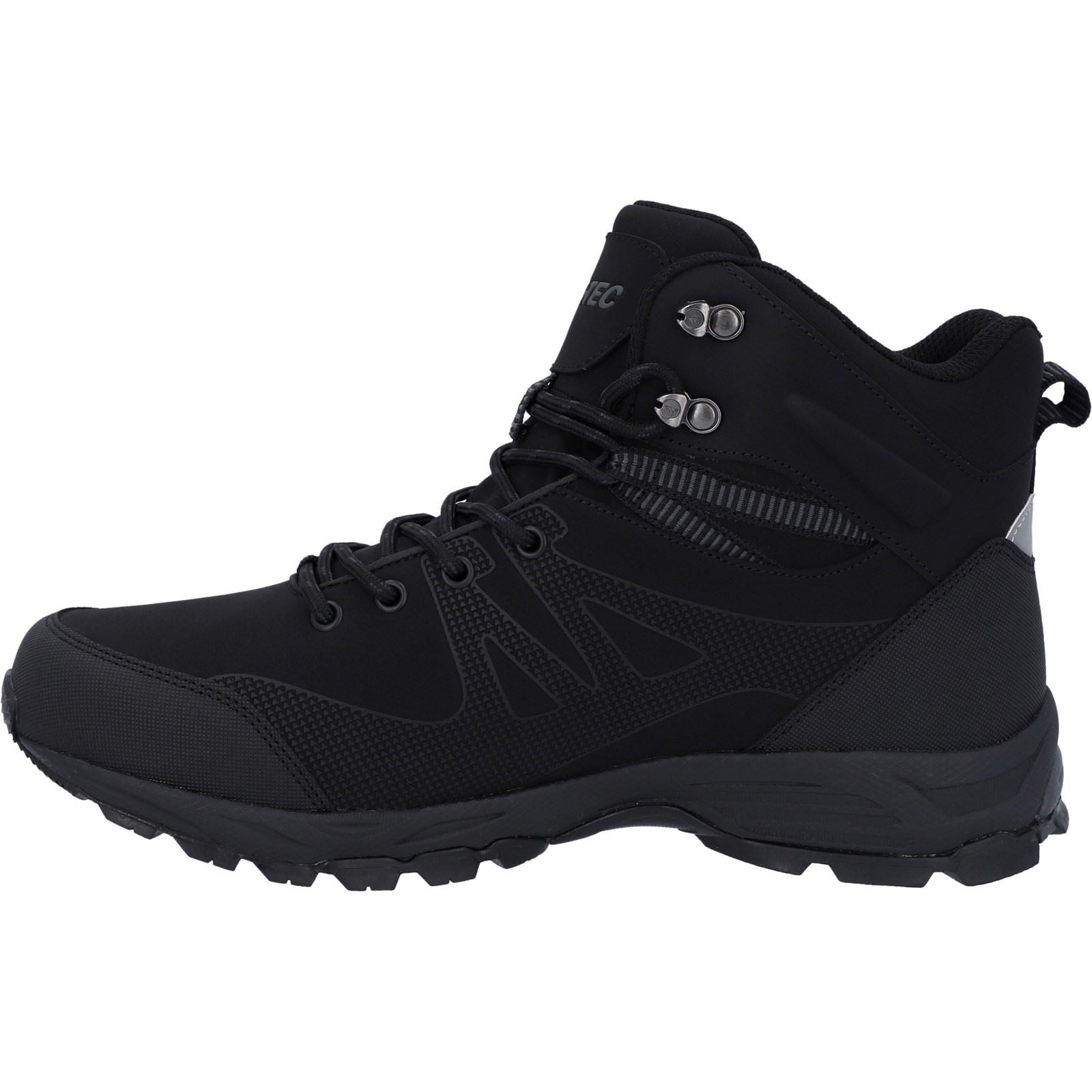 Hi-Tec Jackdaw Mid WP Polyester Men's Black/Carbon Grey Hiking Boots