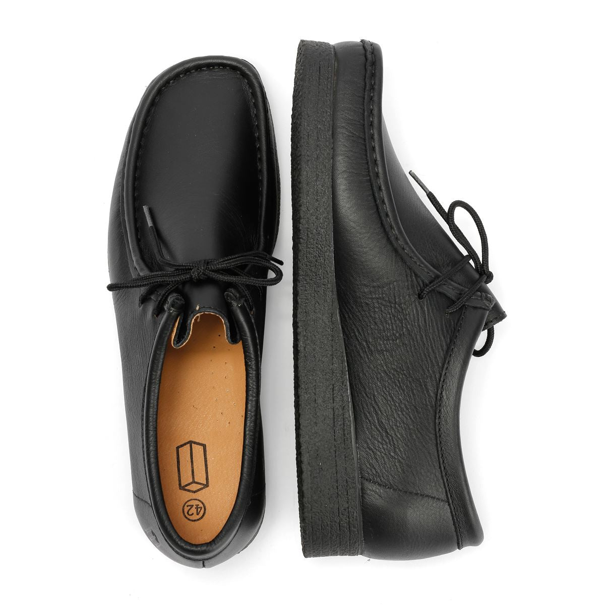Tower Footwear (29456562) (5055924520481) TOWER UN APACHE LEATHER BLACK PLU 50 Colour: BLACK