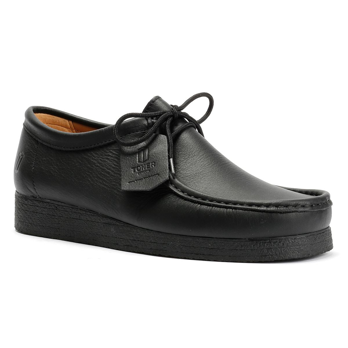 Tower Footwear (29456562) (5055924520481) TOWER UN APACHE LEATHER BLACK PLU 50 Colour: BLACK