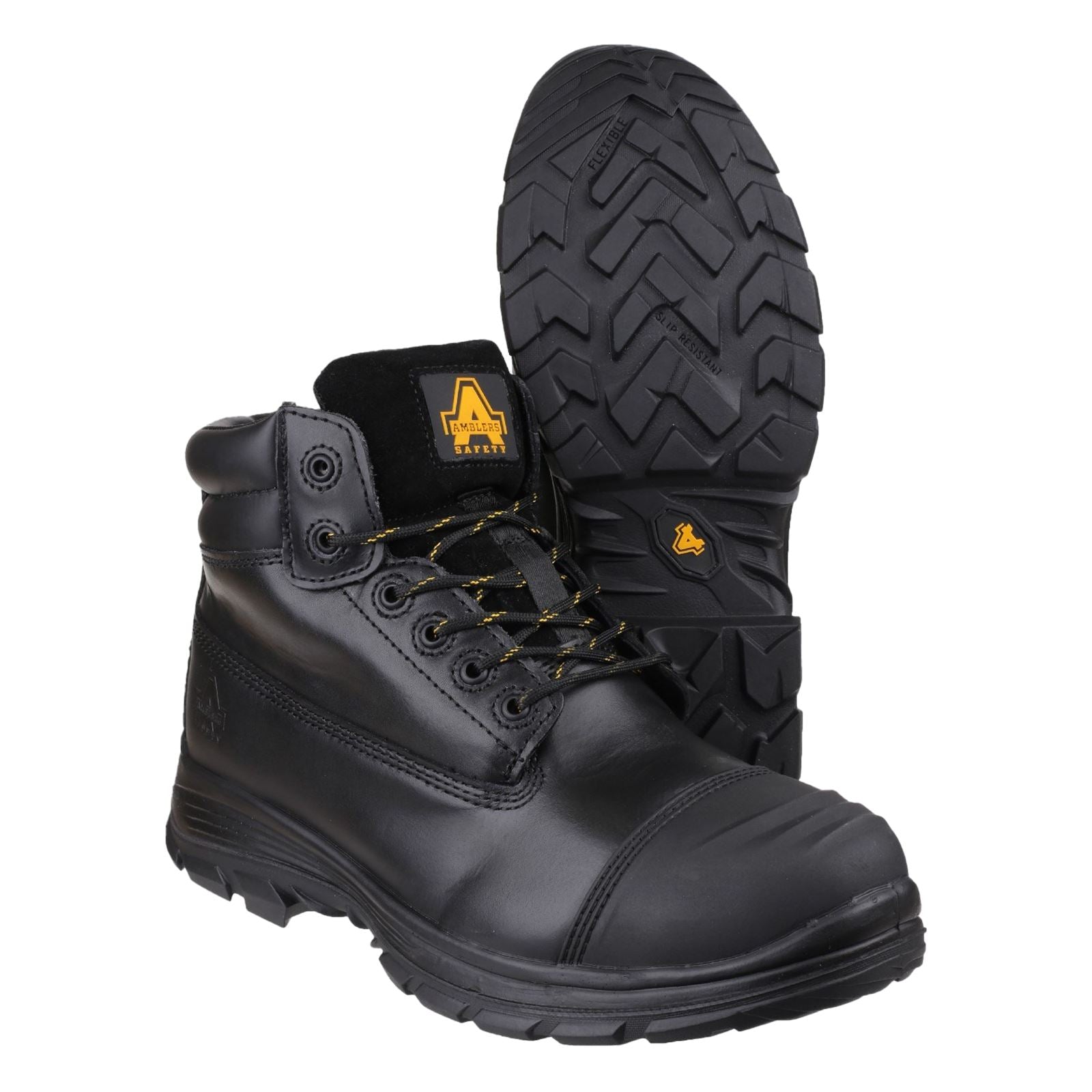 Amblers Safety Men's FS301 Brecon Metatarsal Guard Safety Boot in Black
