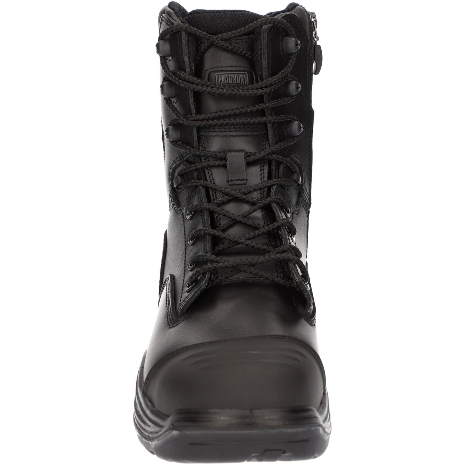 Magnum Men's Rigmaster 8.0 Side-Zip CT CP WP Uniform Safety Boot in Black