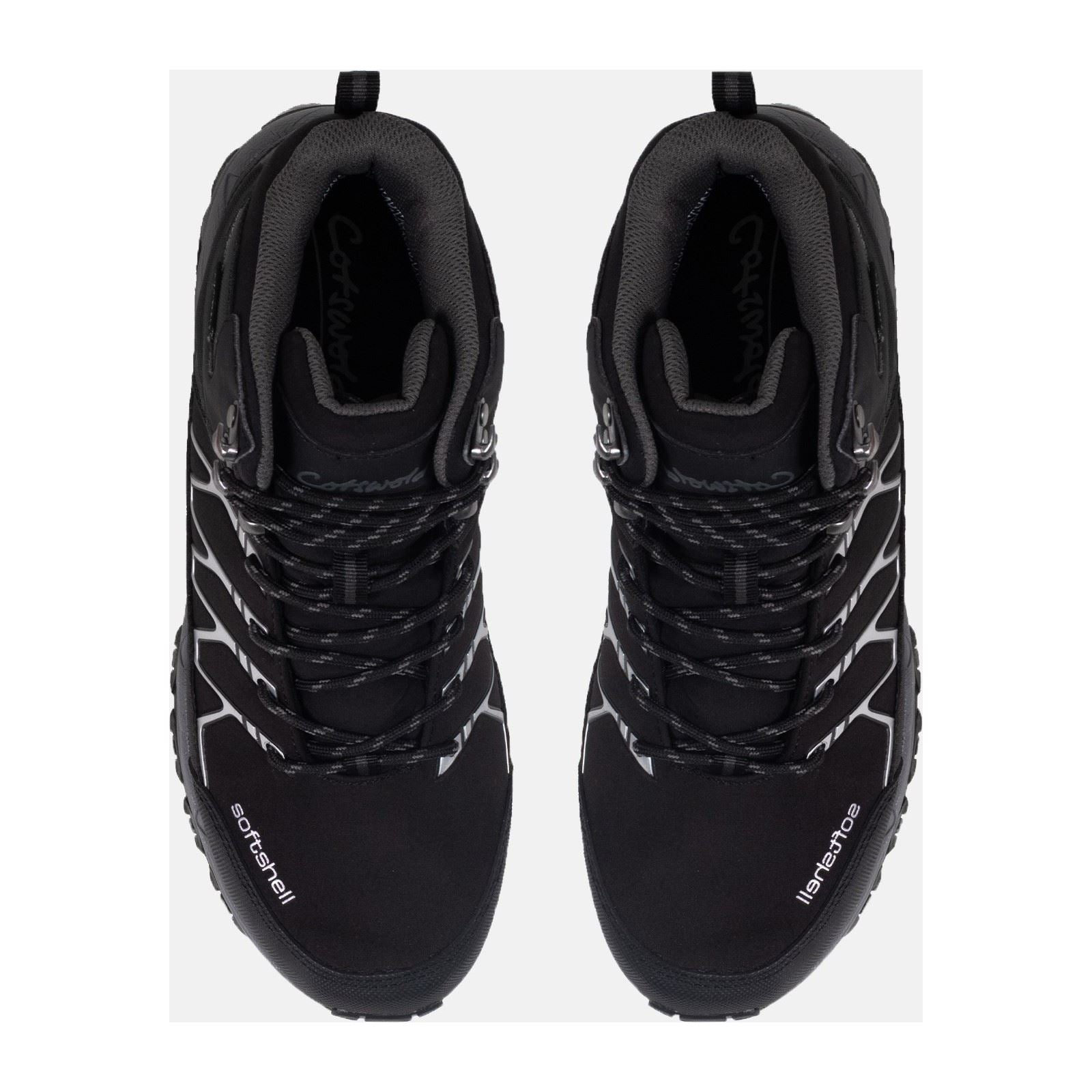 Cotswold Men's Abbeydale Mid Hiker in Black/Grey