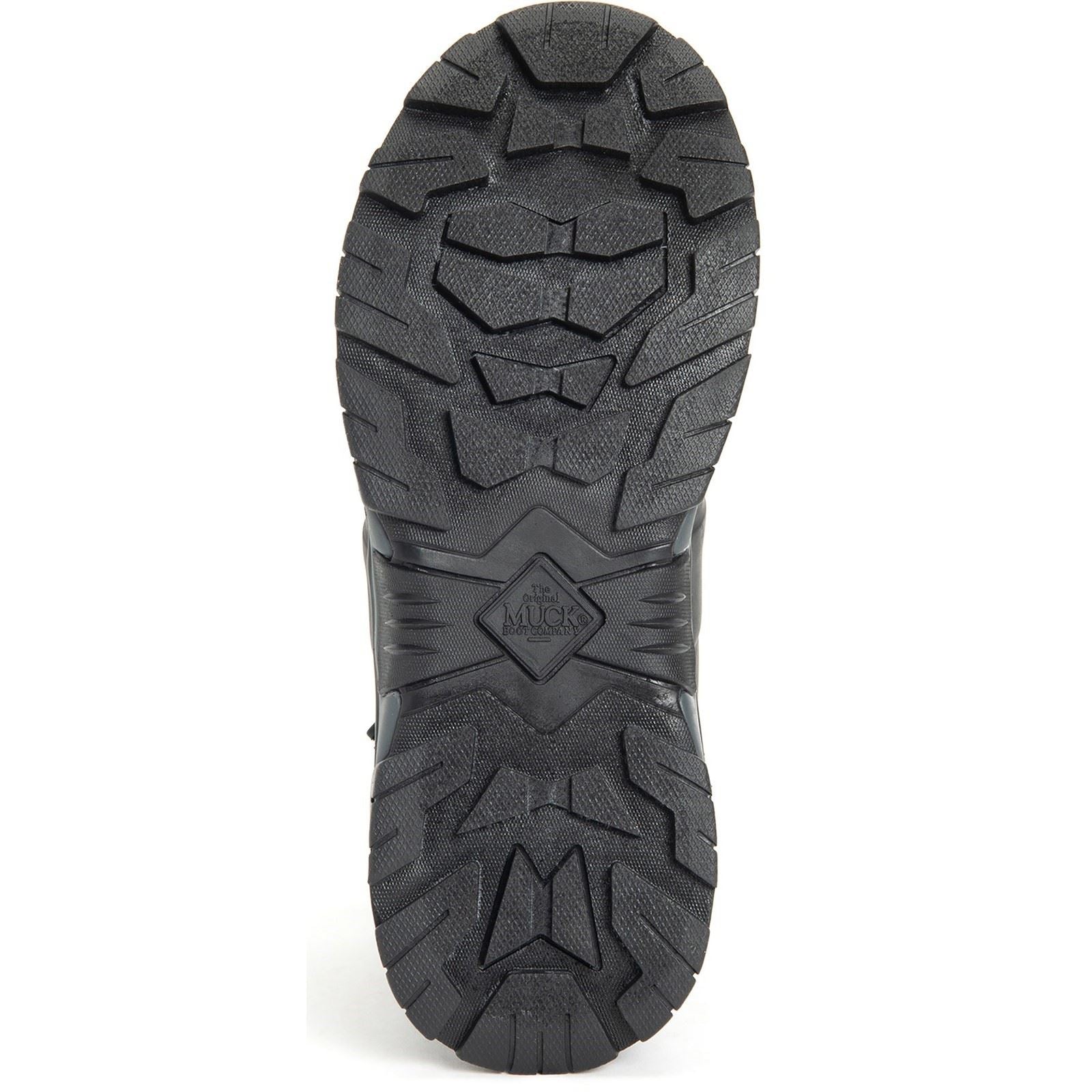 Muck Boots Men's Apex Mid Zip Wellingtons in Black/Dark Shadow