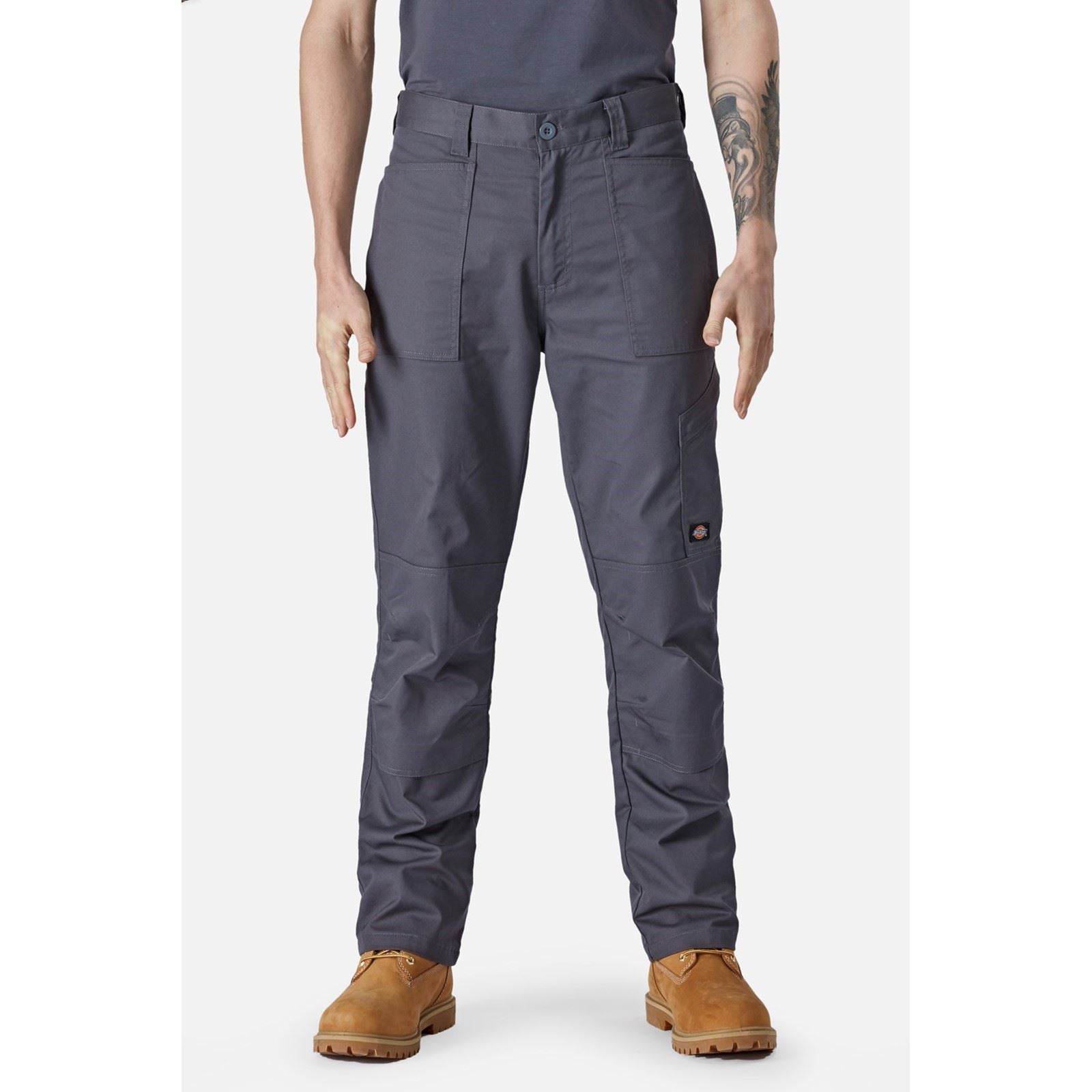 Dickies Men's Action Flex Trouser in Thunder Grey