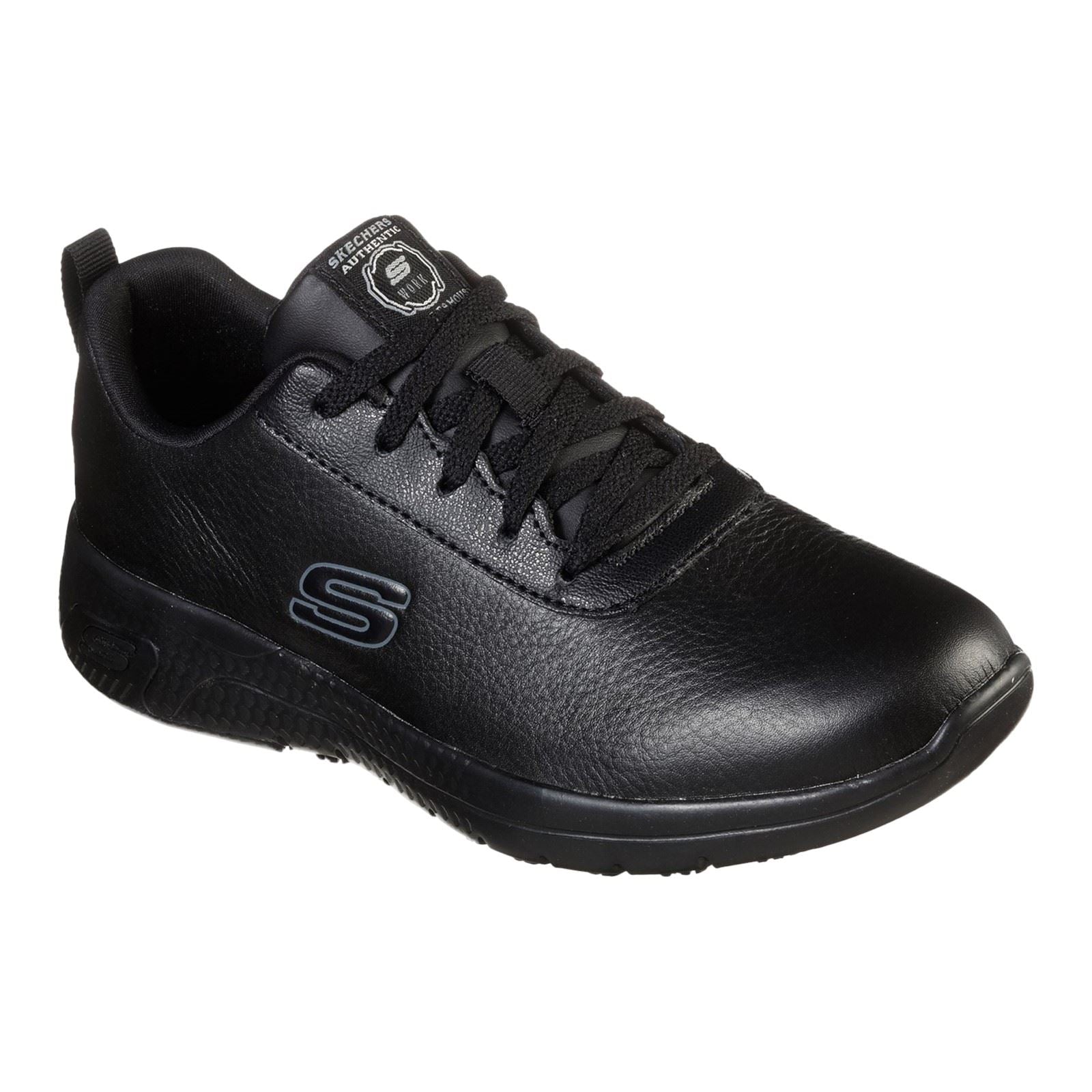 Skechers Workwear Marsing Gmina Leather Women's Black Safety Trainers