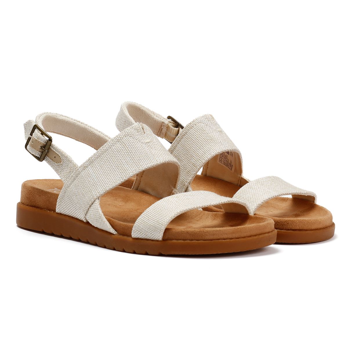 TOMS Marin Slingback Textile Women's Natural Sandals