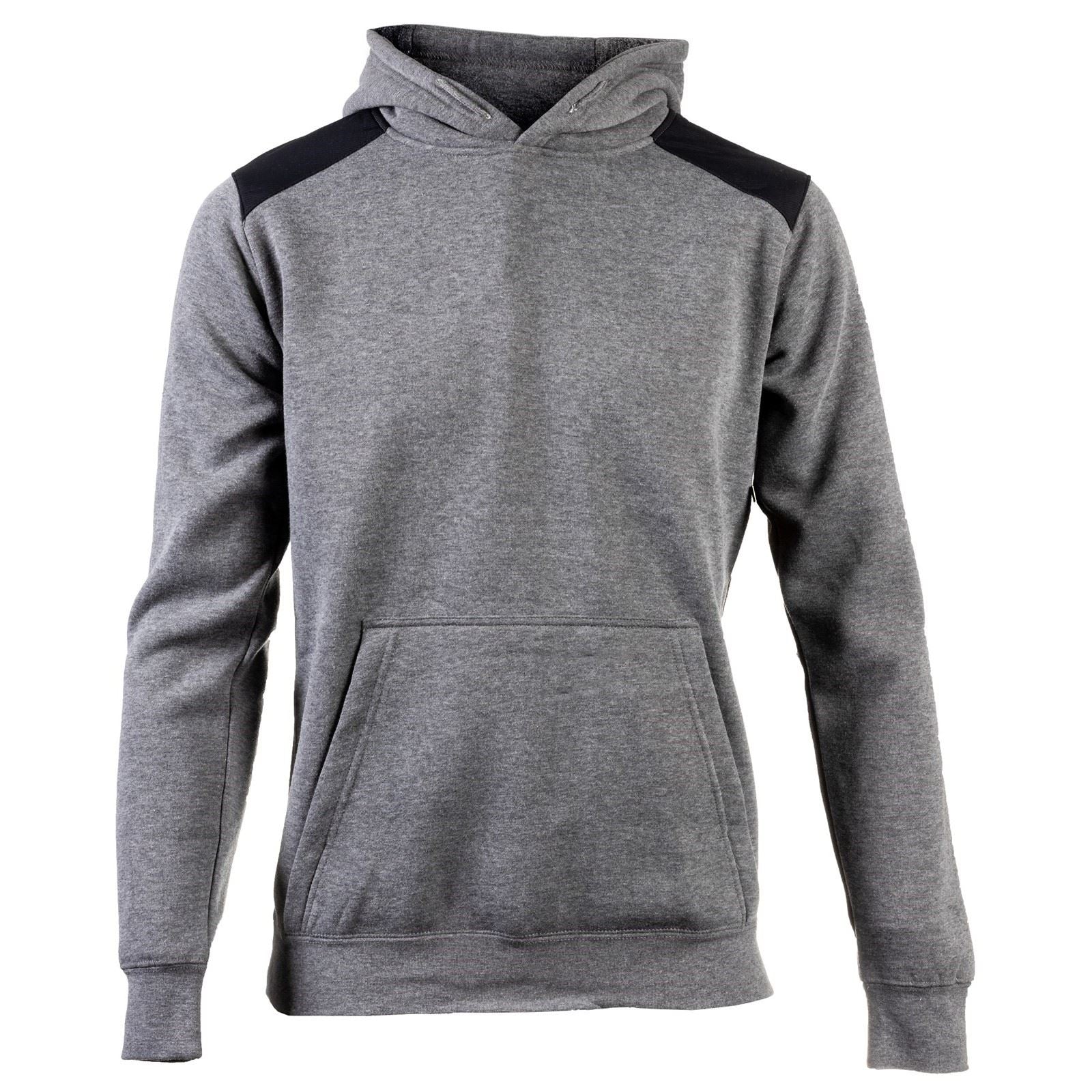 Caterpillar Men's Essentials Hooded Sweatshirt in Dark Heather Grey