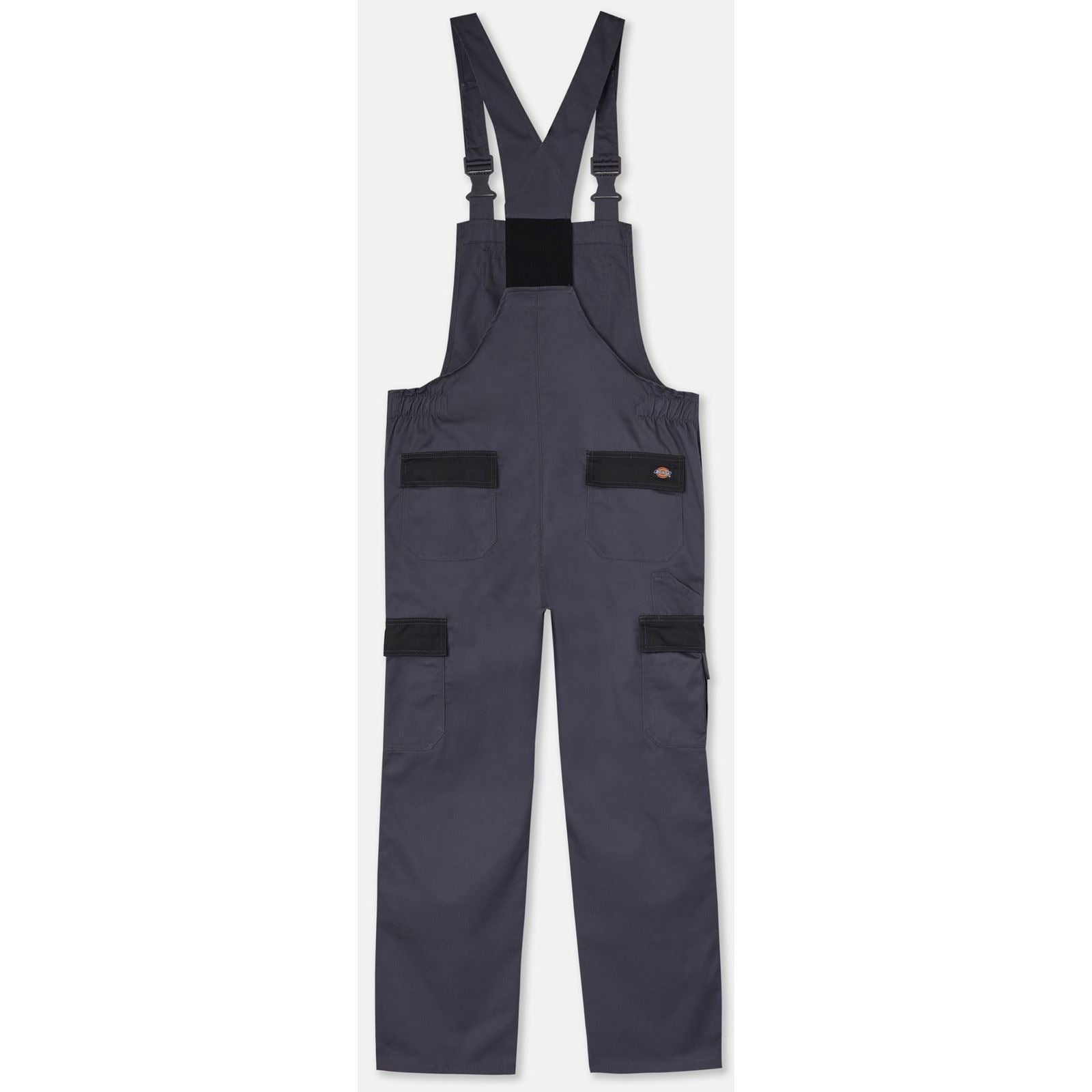 Dickies Everyday Bib and Brace Polyester Men's Grey Work Overall