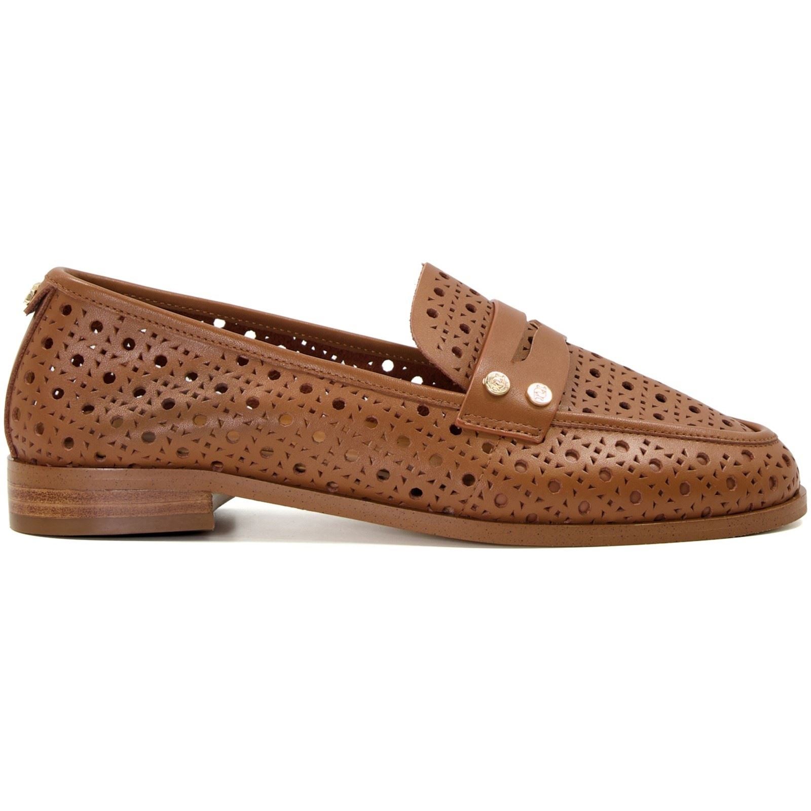 Dune Women's Glimmered Shoe in Tan
