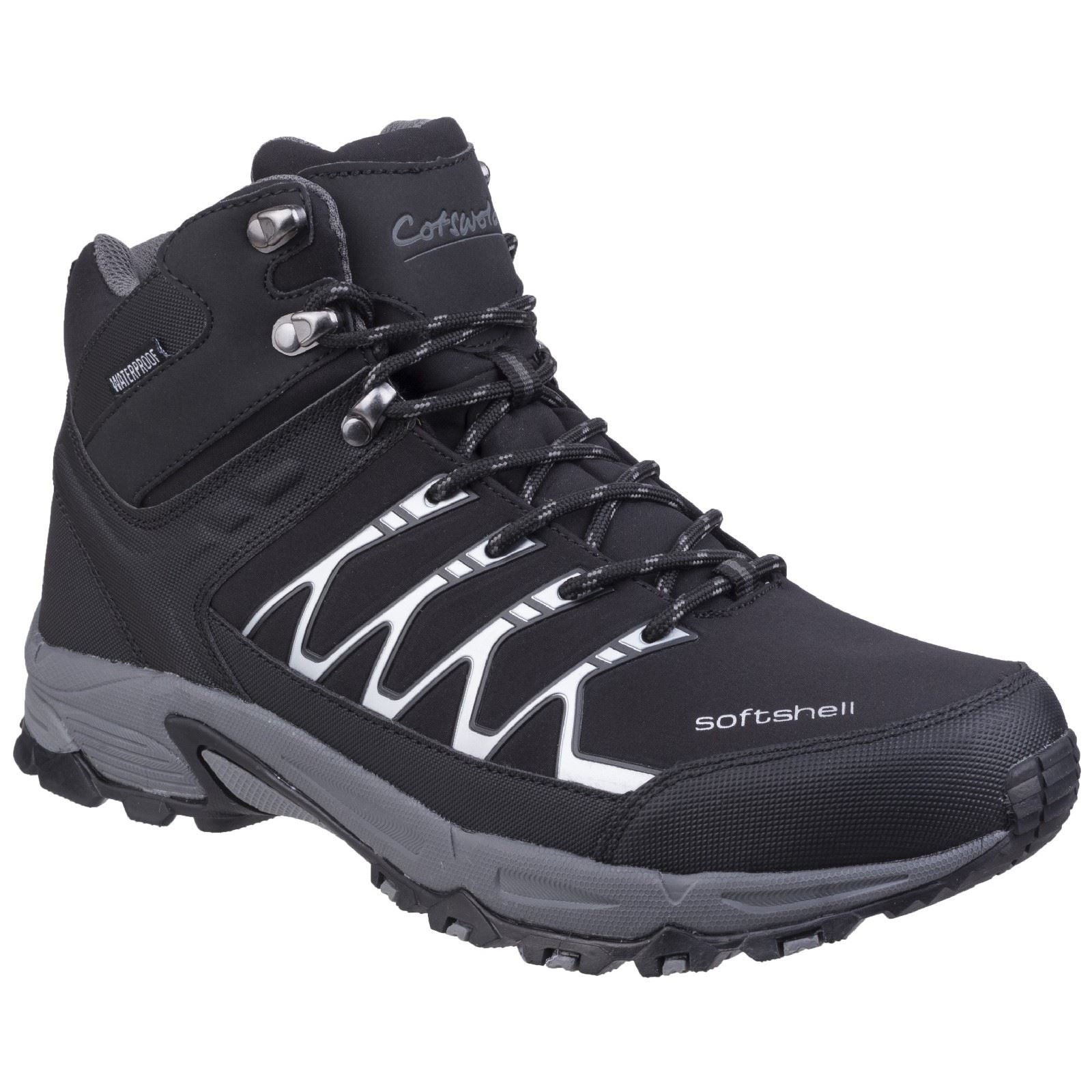 Cotswold Men's Abbeydale Mid Hiker in Black/Grey