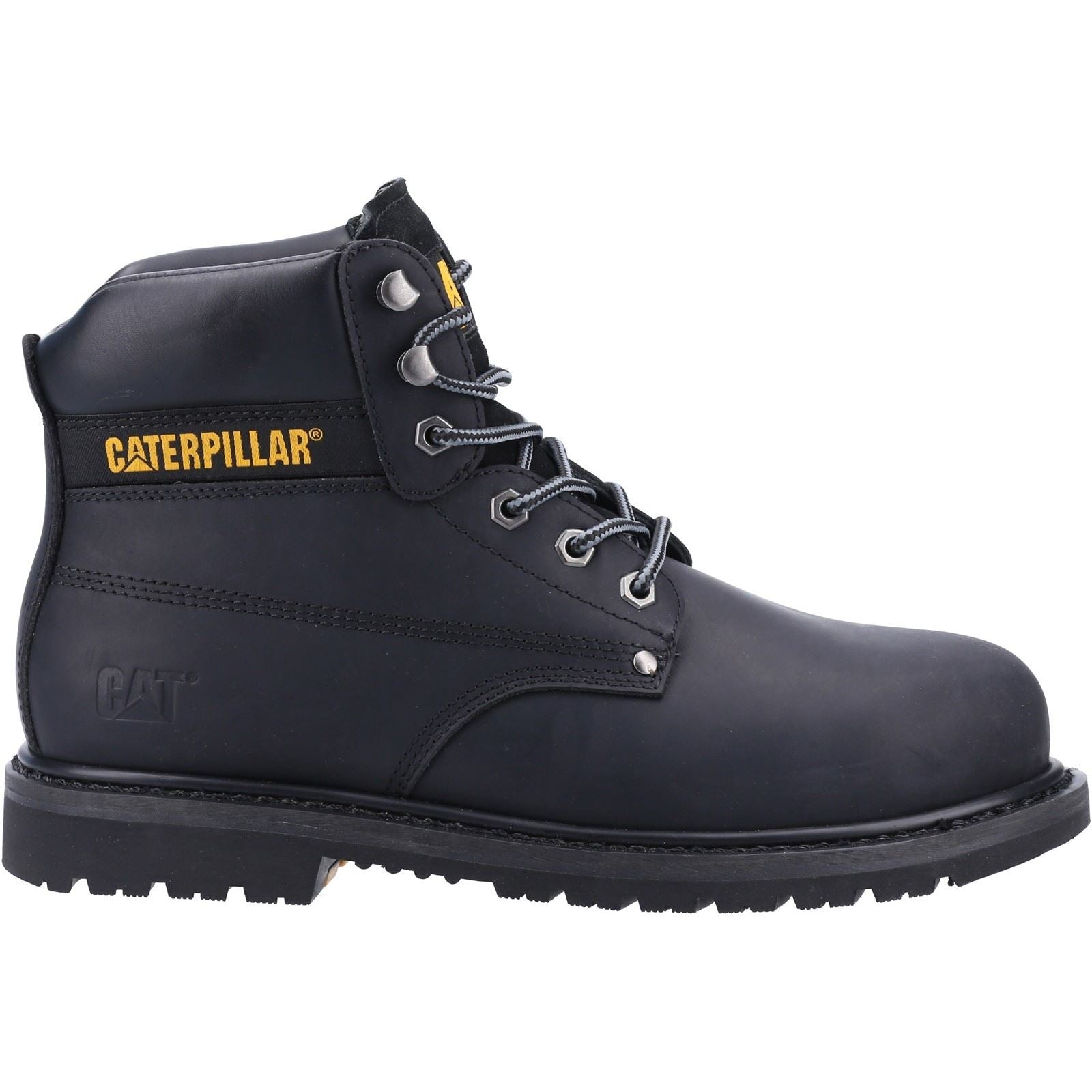 Caterpillar Men's Powerplant S3 GYW Safety Boot in Black