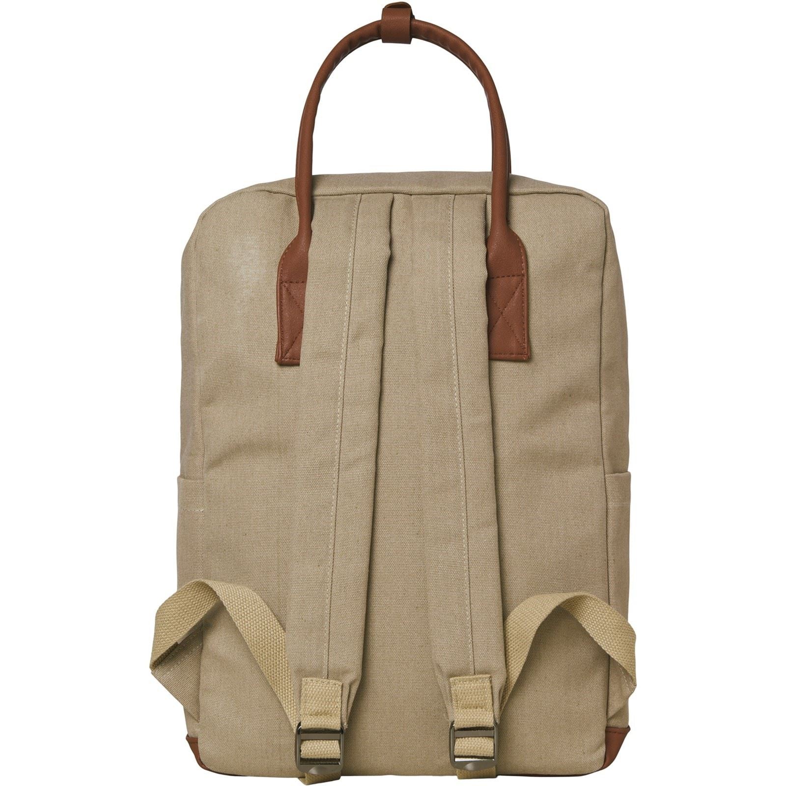 Jack & Jones Pascal Cotton Beige Backpack - One Size