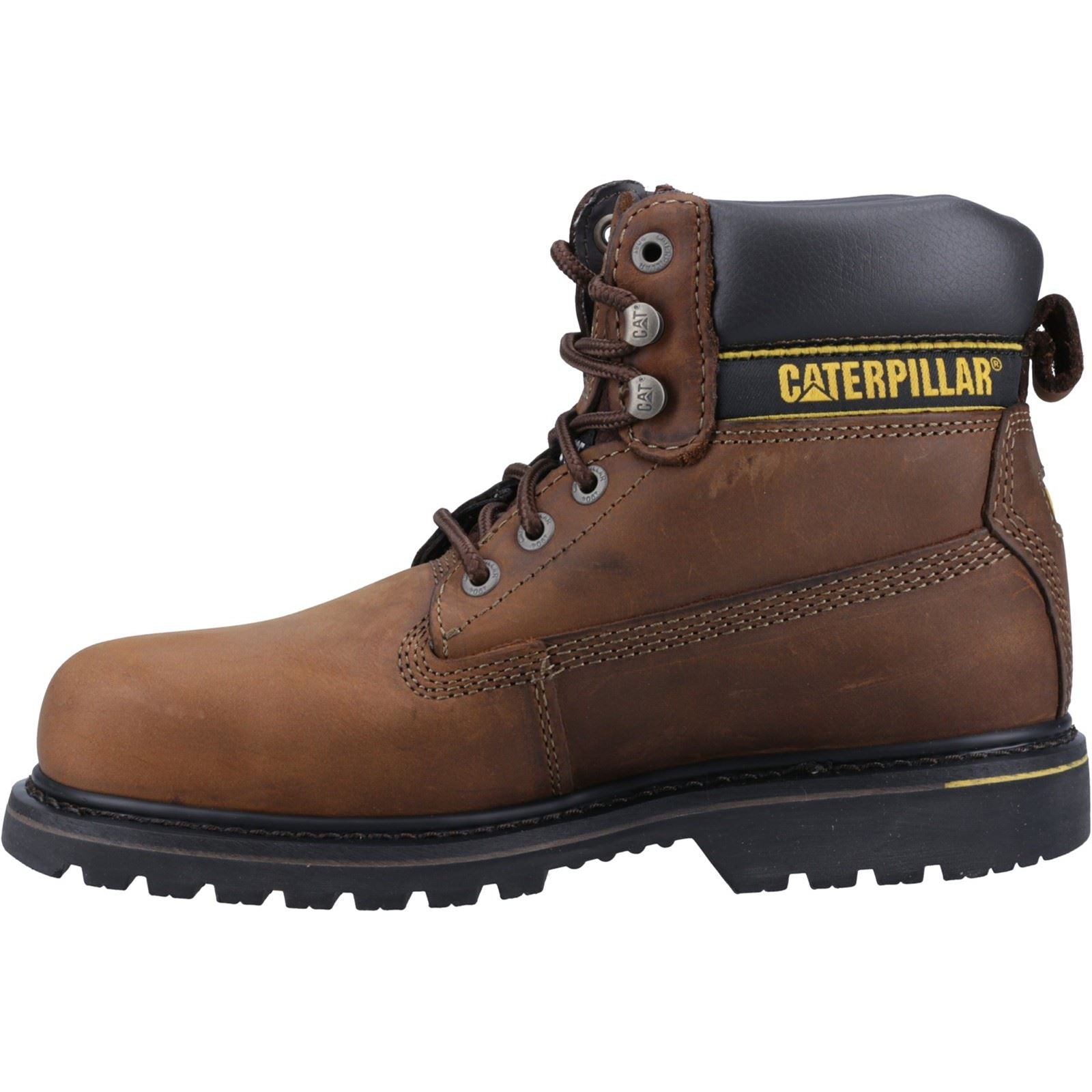 Caterpillar Men's Holton Safety Boot in Brown