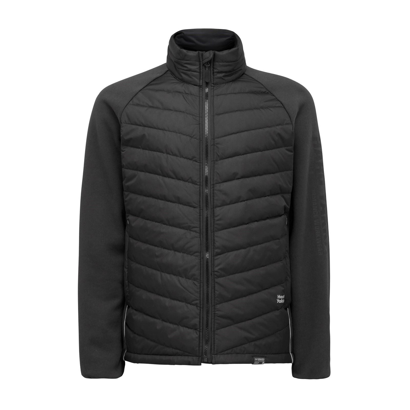 Hard Yakka Men's Apex Hybrid Jacket in Black