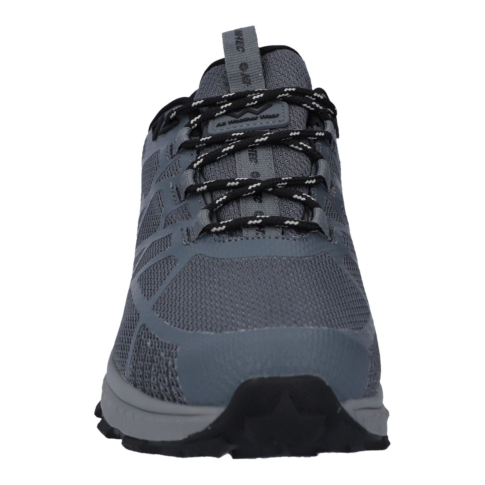 Hi-Tec Mauna Polyester Men's Grey/Black/Black Hiking Boots
