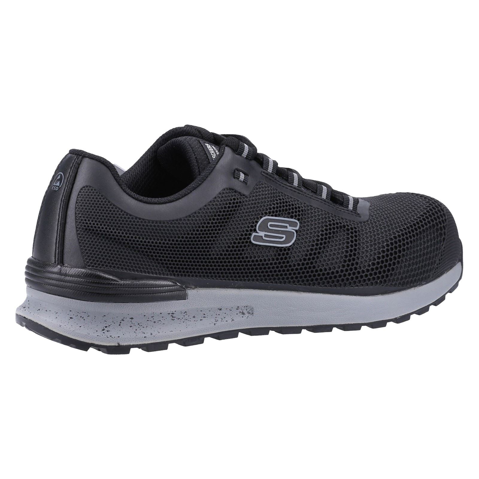 Skechers Workwear Bulklin Bragoo Textile Men's Black Safety Trainers