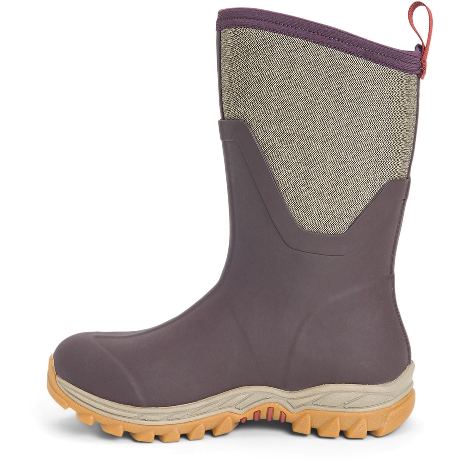 Muck Boots Women's Arctic Sport Mid Wellington Boots in Wine