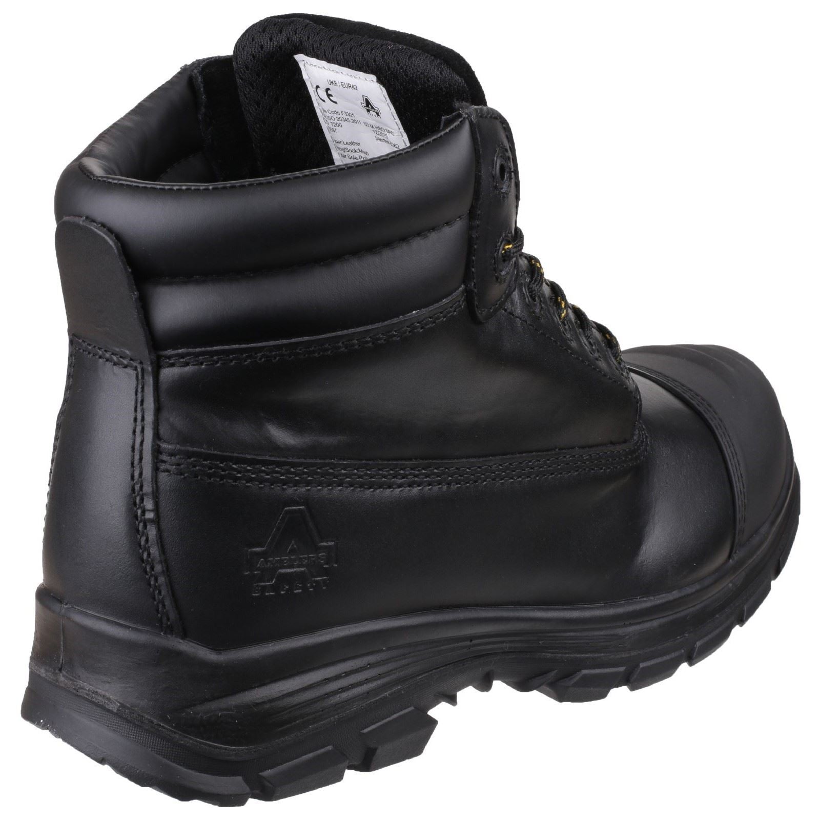 Amblers Safety Men's FS301 Brecon Metatarsal Guard Safety Boot in Black
