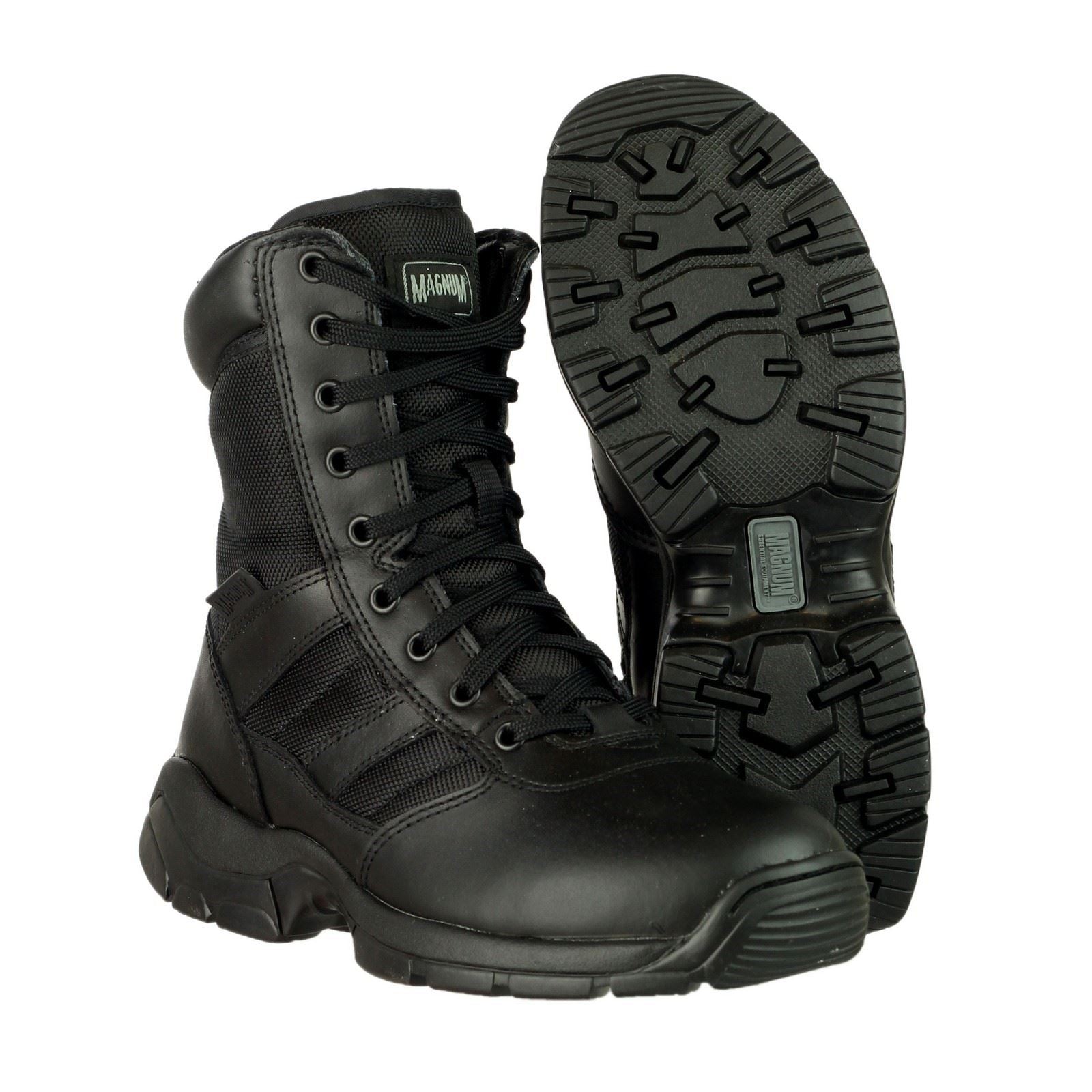 Magnum Men's Panther 8.0 Side-Zip Uniform Boot in Black