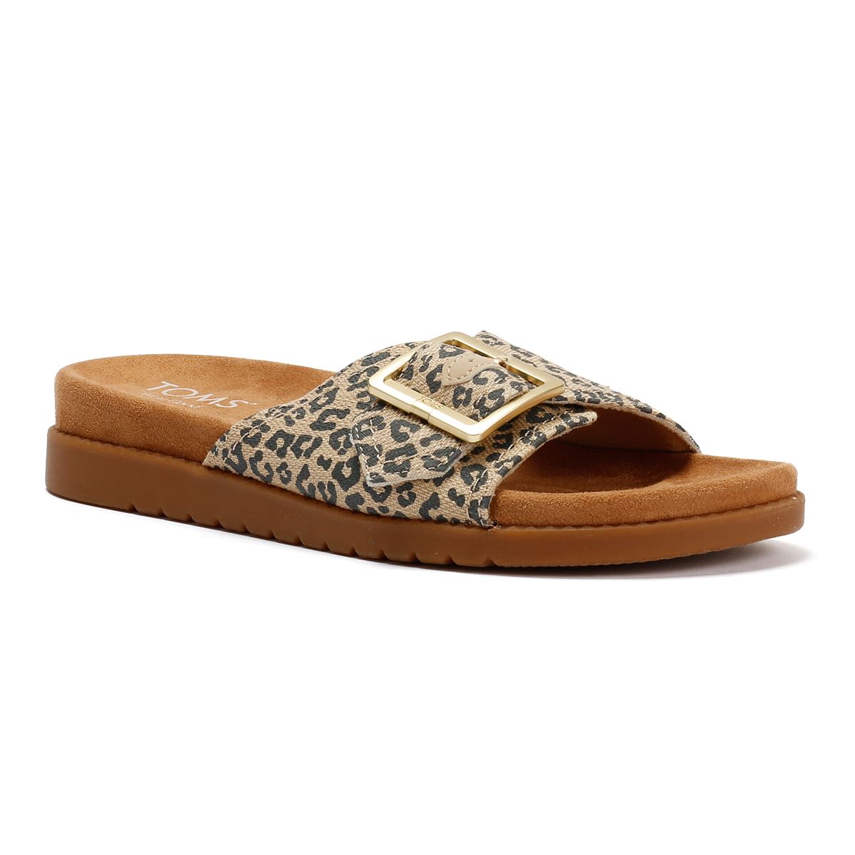TOMS Marin Slide Women's Leopard Sandals