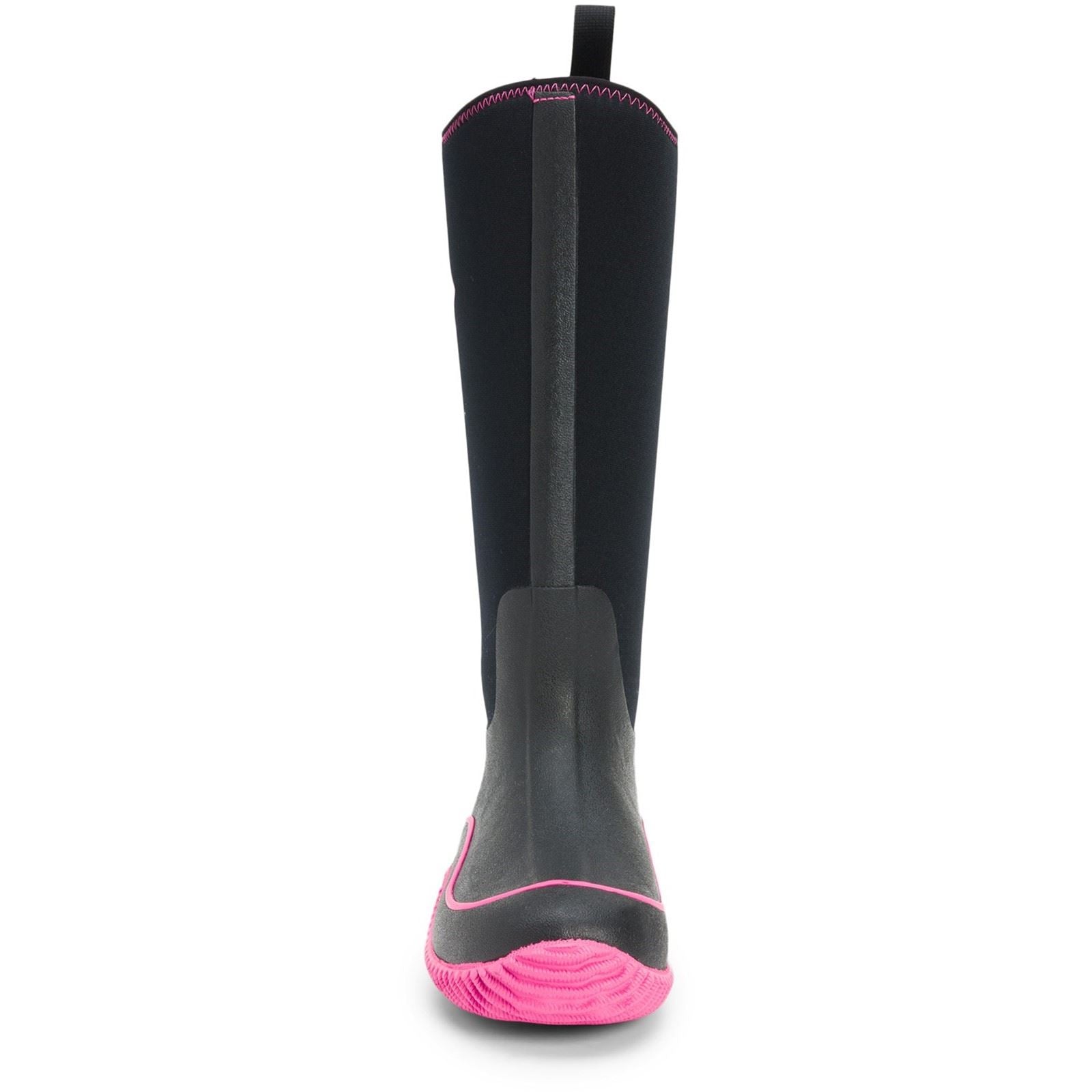 Muck Boots Women's Hale Pull On Wellington Boot in Black/Pink