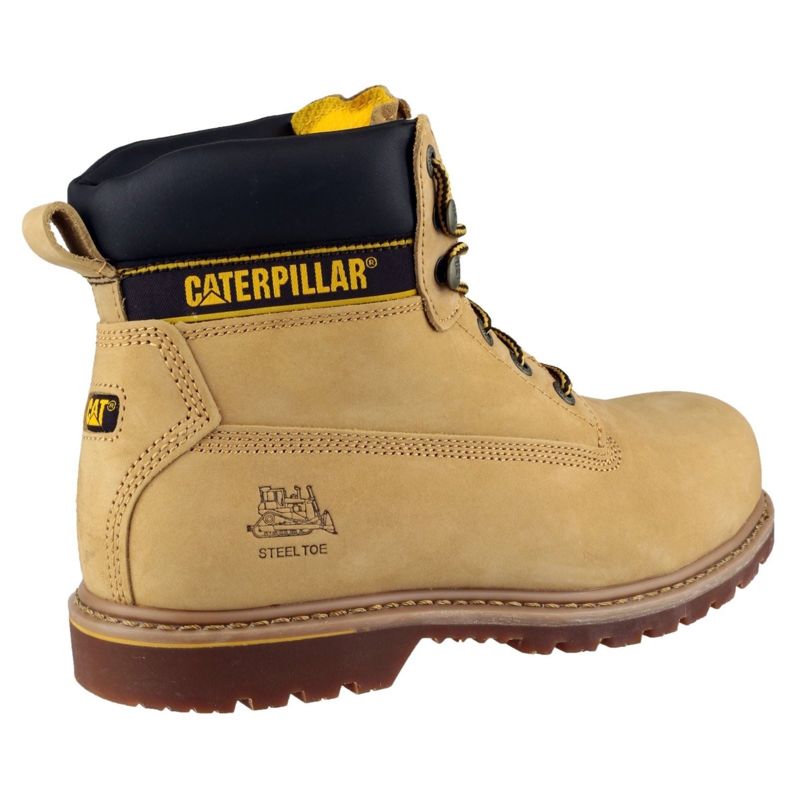 Caterpillar Men's Holton Safety Boot in Honey