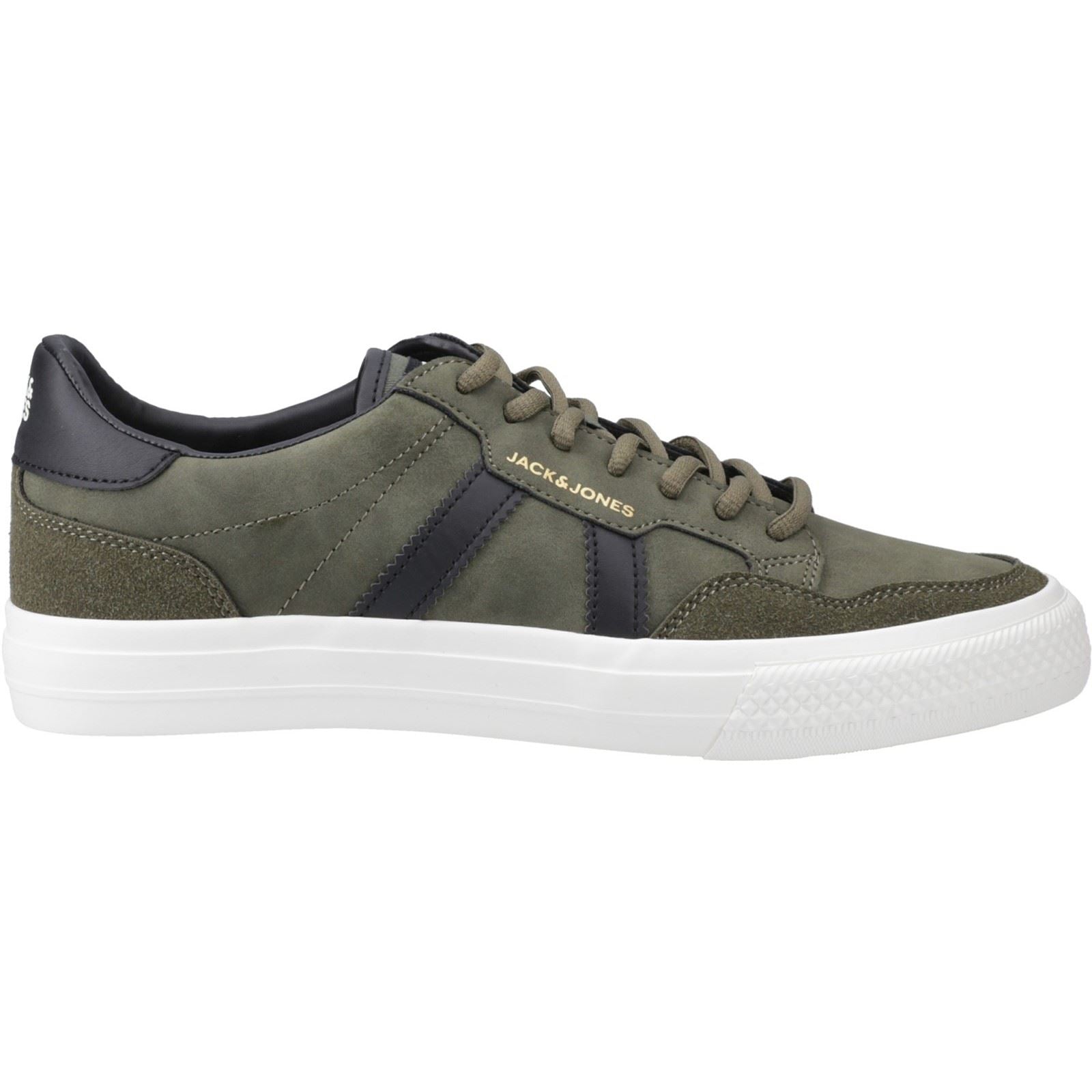 Jack & Jones Men's Morden Special Trainer in Olive Night