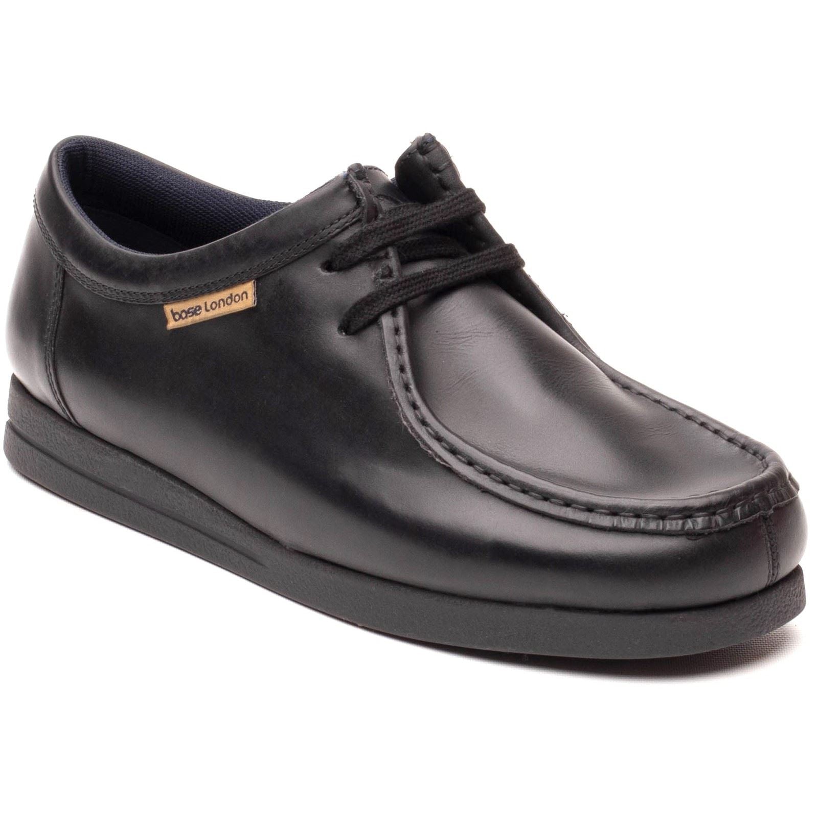 Base London Koko Leather Men's Black Moccasins Shoes