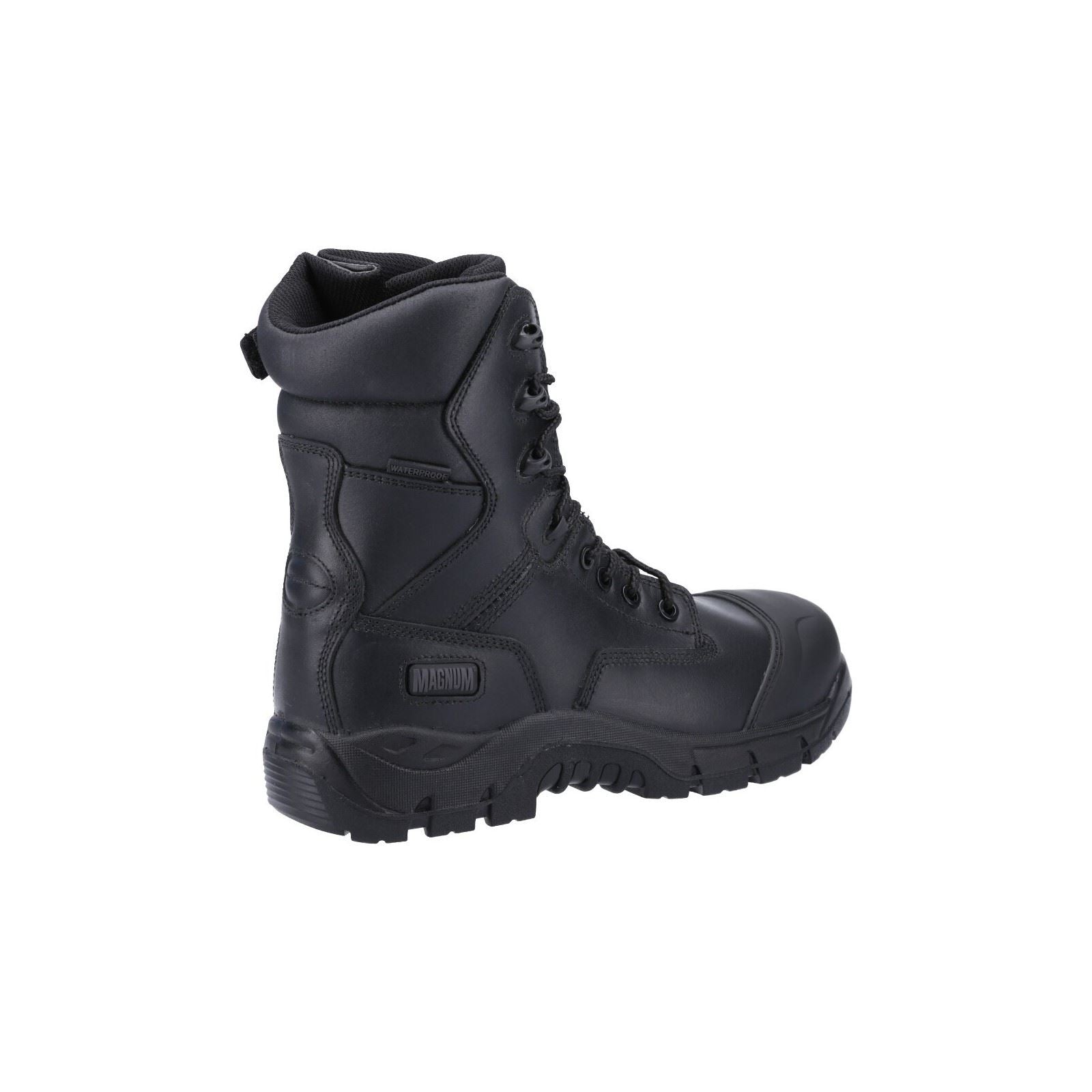 Magnum Men's Rigmaster 8.0 Side-Zip CT CP WP Uniform Safety Boot in Black
