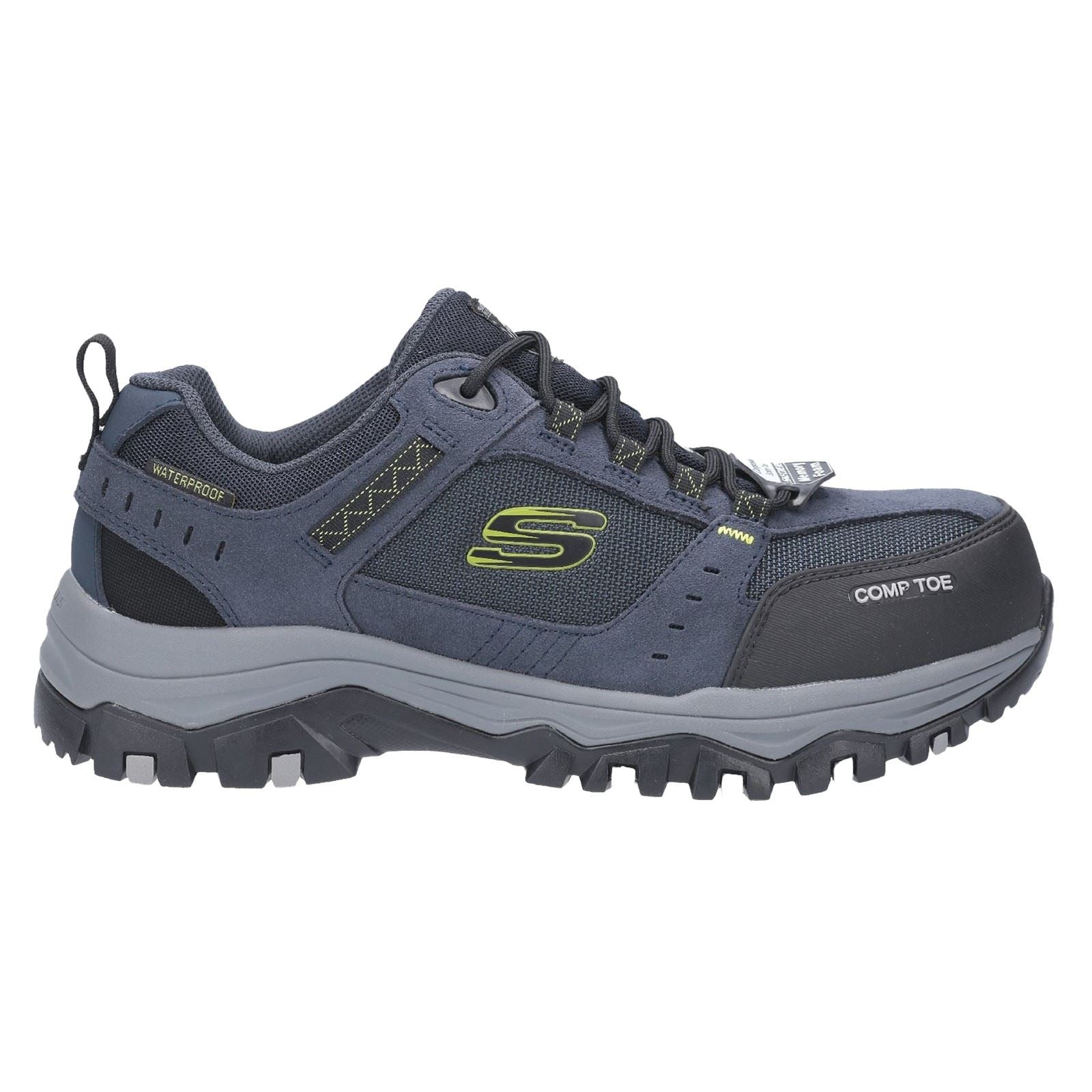 Skechers Workwear Greetah Suede Men's Navy/Black Safety Trainers