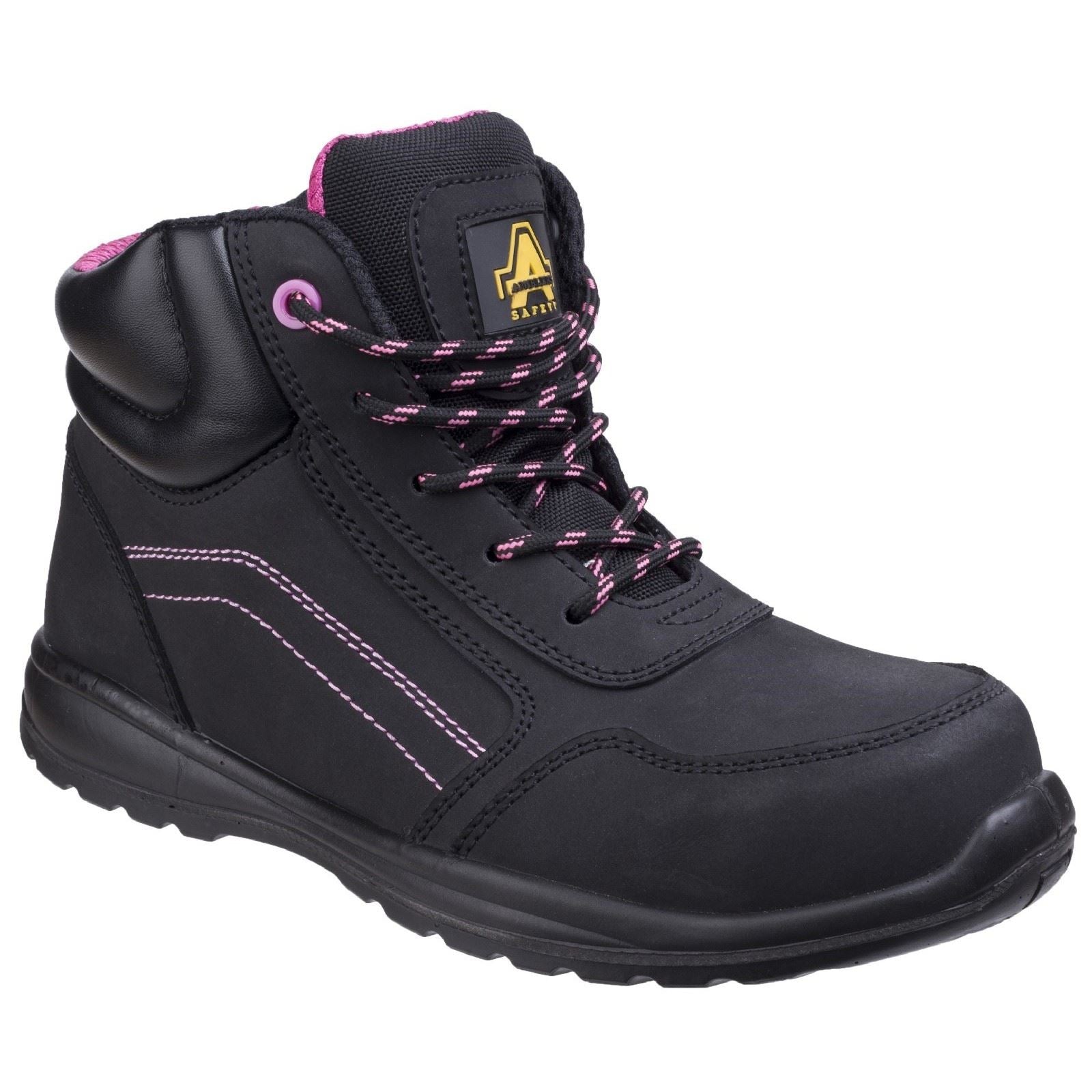 Amblers Safety Women's AS601 Lydia Composite Safety Boot With Side Zip in Black