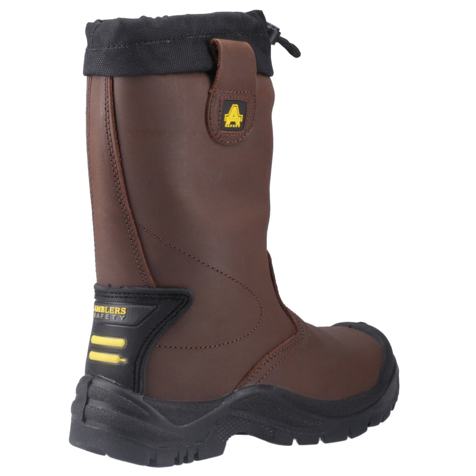 Amblers Safety FS245 Antistatic Pull On Safety Rigger Boot in Brown