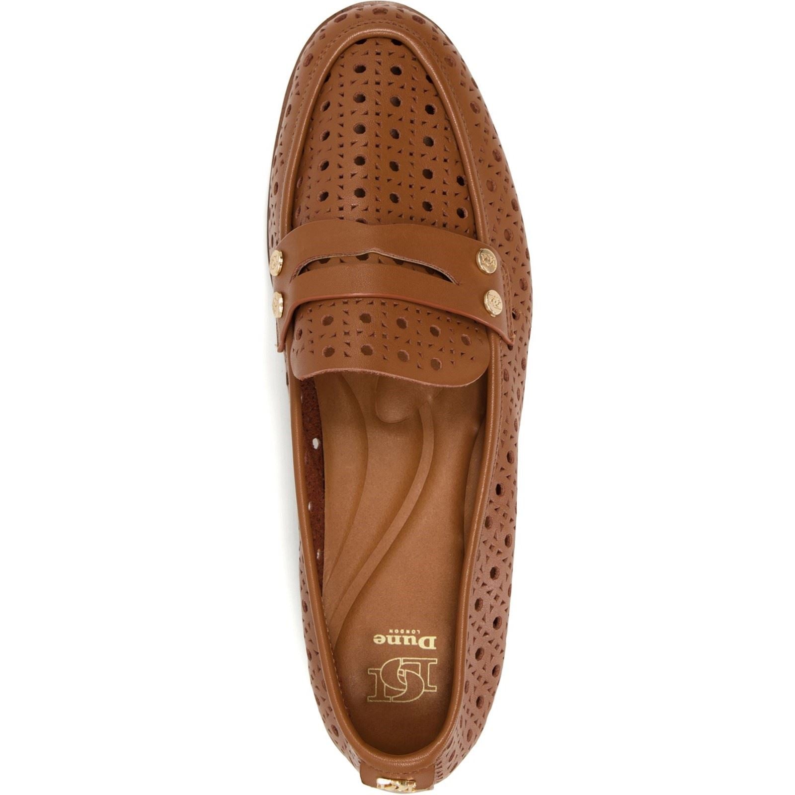 Dune Women's Glimmered Shoe in Tan