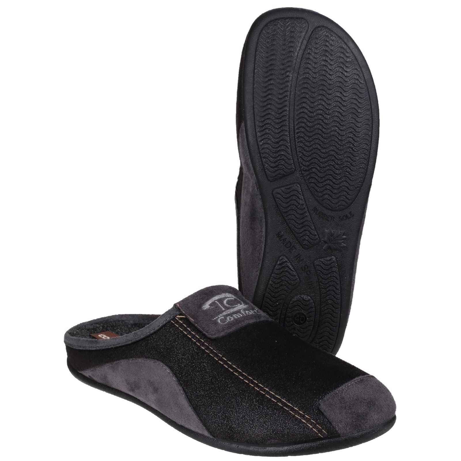 Cotswold Men's Westwell Slipper in Black