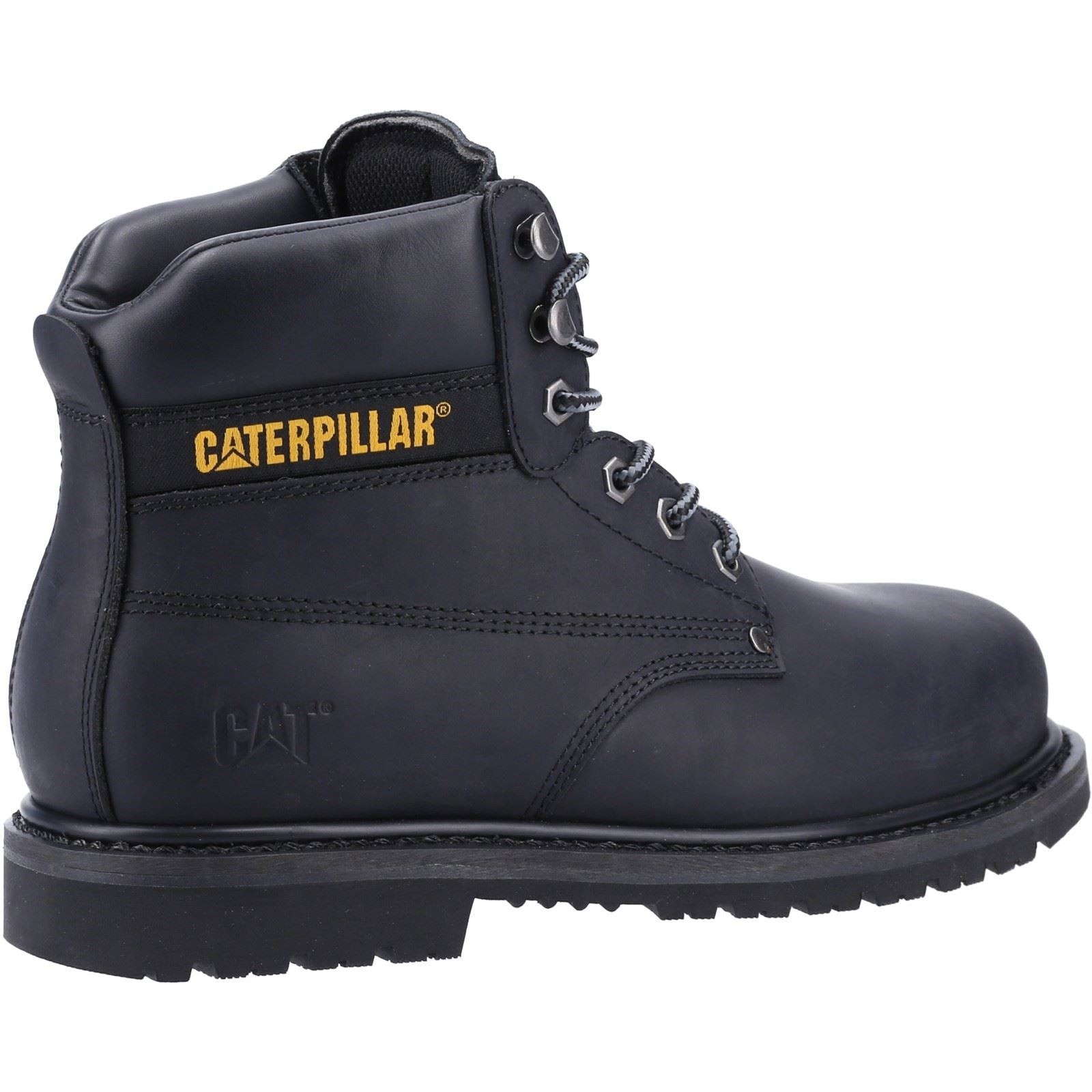 Caterpillar Men's Powerplant S3 GYW Safety Boot in Black