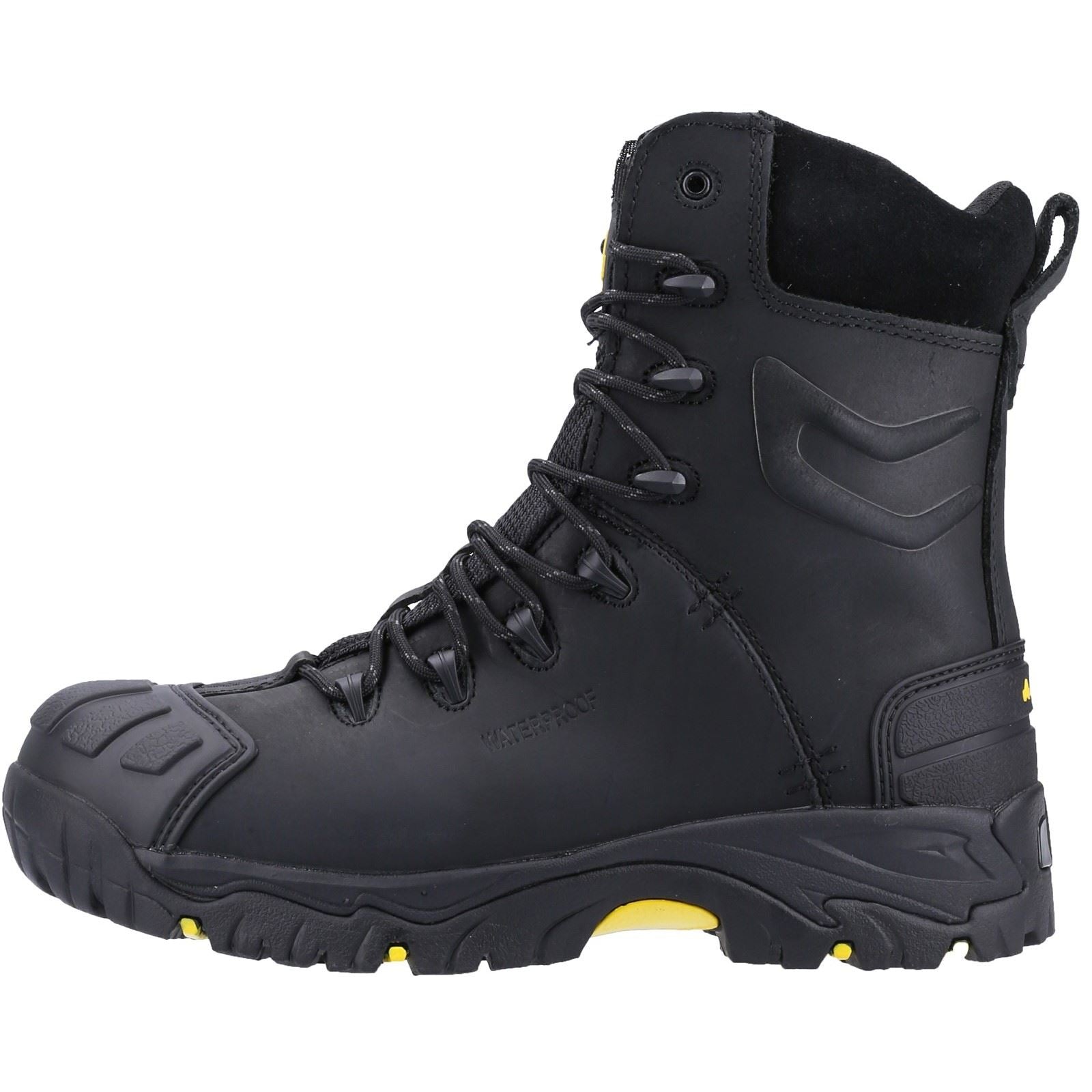 Amblers Safety FS999 Hi Leg Composite Safety Boot With Side Zip in Black