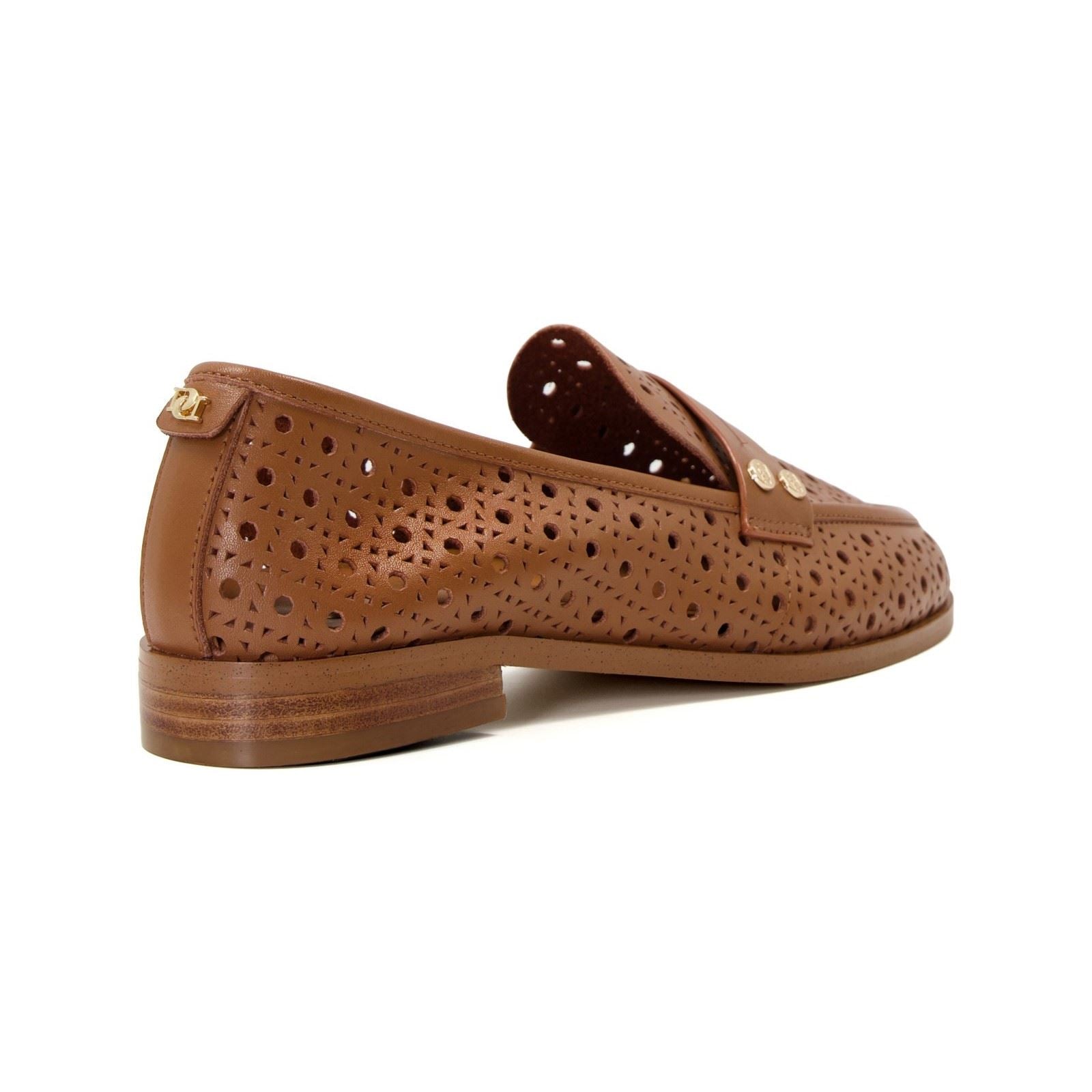 Dune Women's Glimmered Shoe in Tan