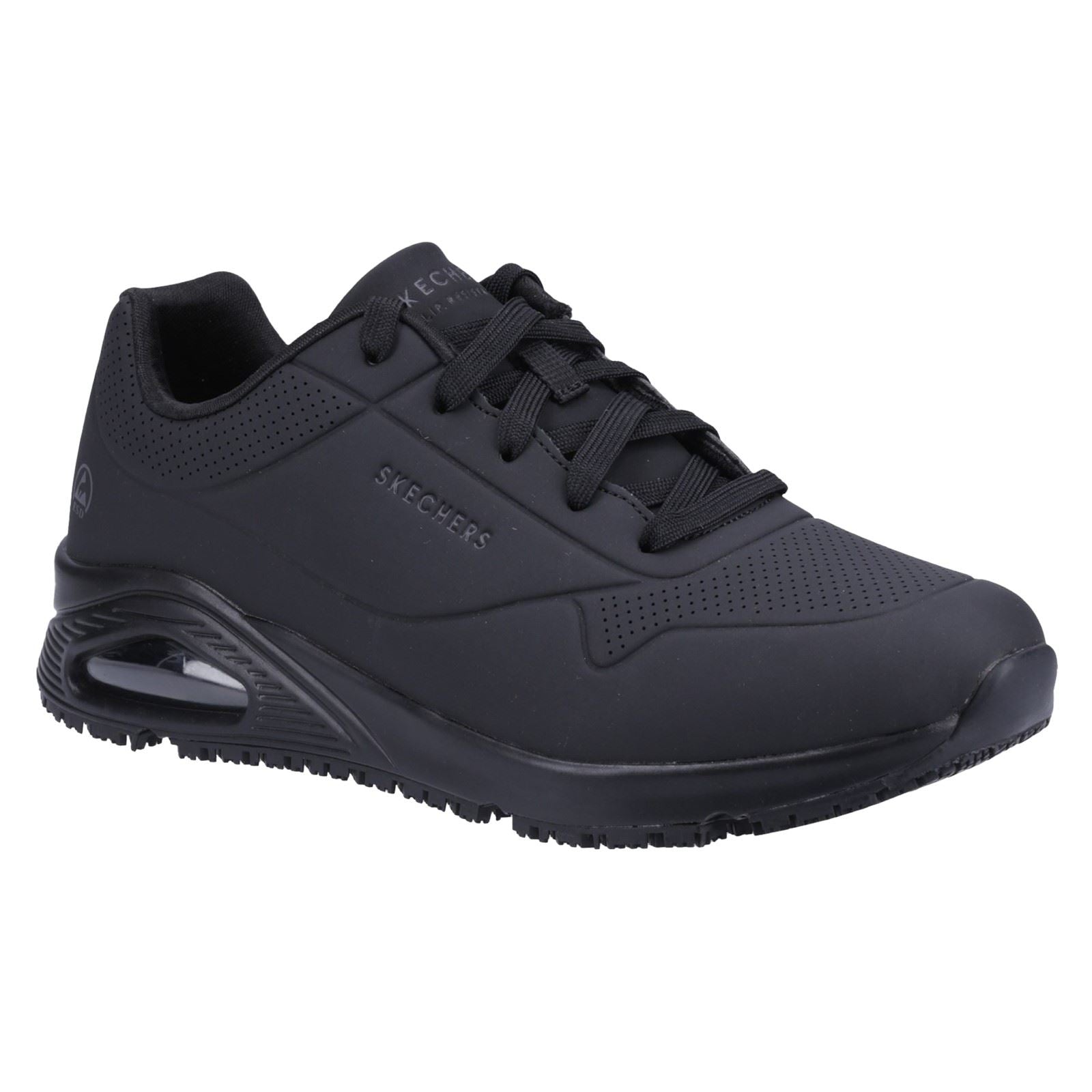 Skechers Workwear Work Relaxed Fit: Uno SR Women's Black Safety Trainers