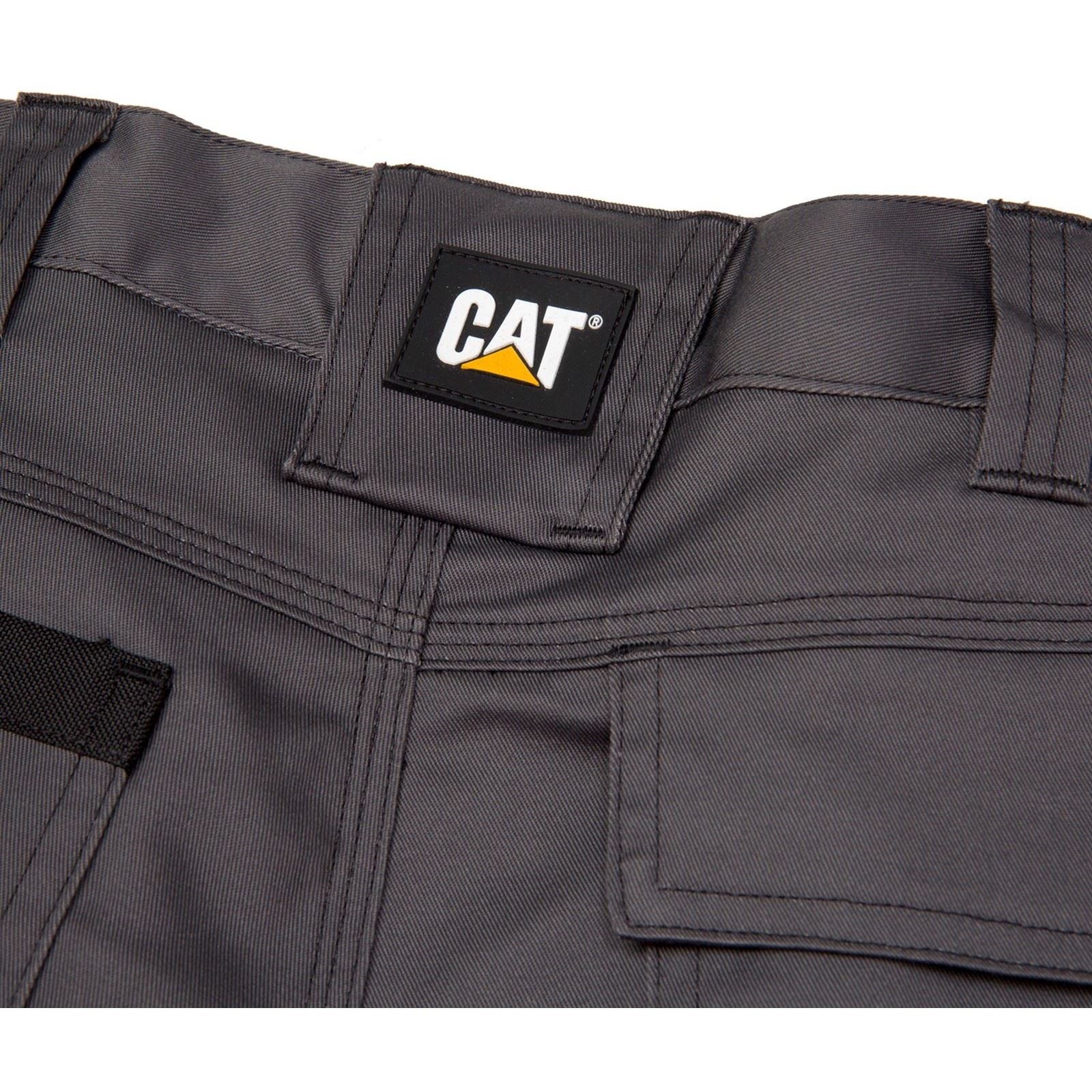 Caterpillar Essential Knee Pocket Stretch Holster Polyester Men's Grey Outdoor Trousers