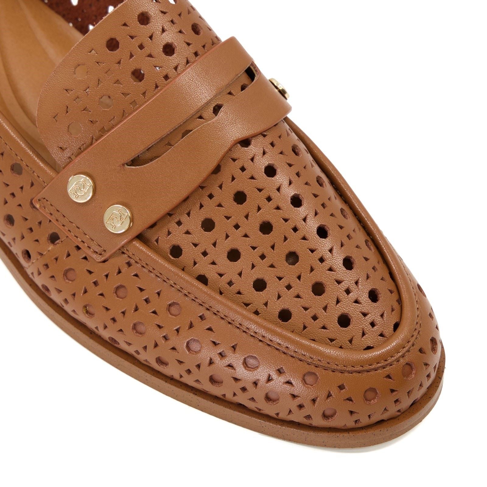 Dune Women's Glimmered Shoe in Tan