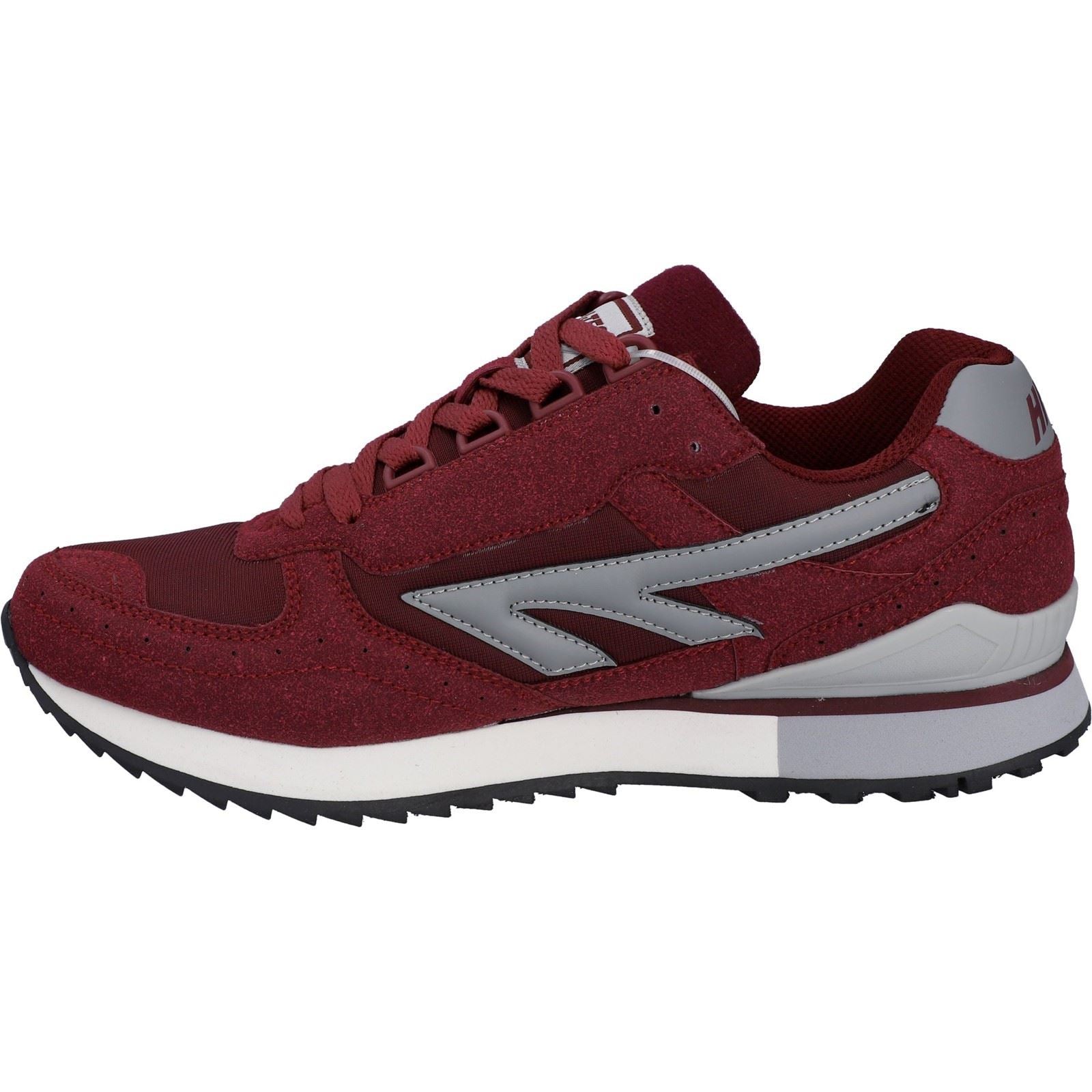 Hi-Tec Silver Shadow PU Suede/Polyester Men's Cherry Lace-Up Shoes