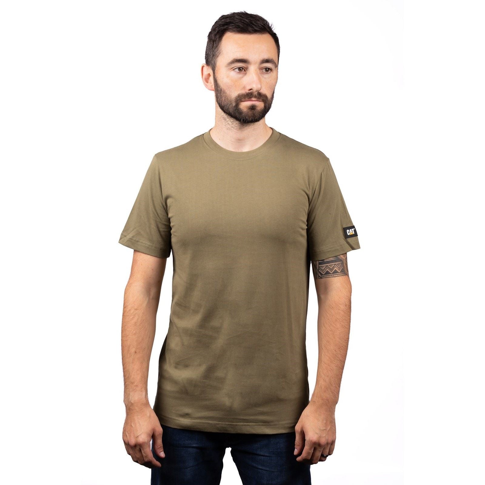 Caterpillar Men's Essentials Short-sleeve T-shirt in Marsh