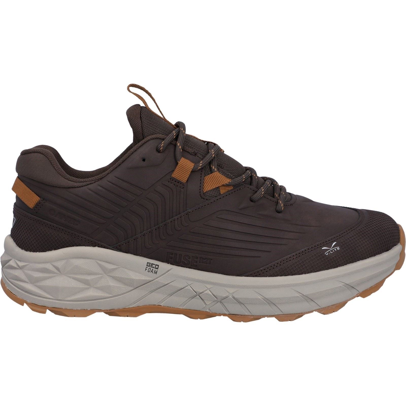 Hi-Tec Fuse Trek Polyester Men's Chocolate Brown/Timber Wolf Trainers