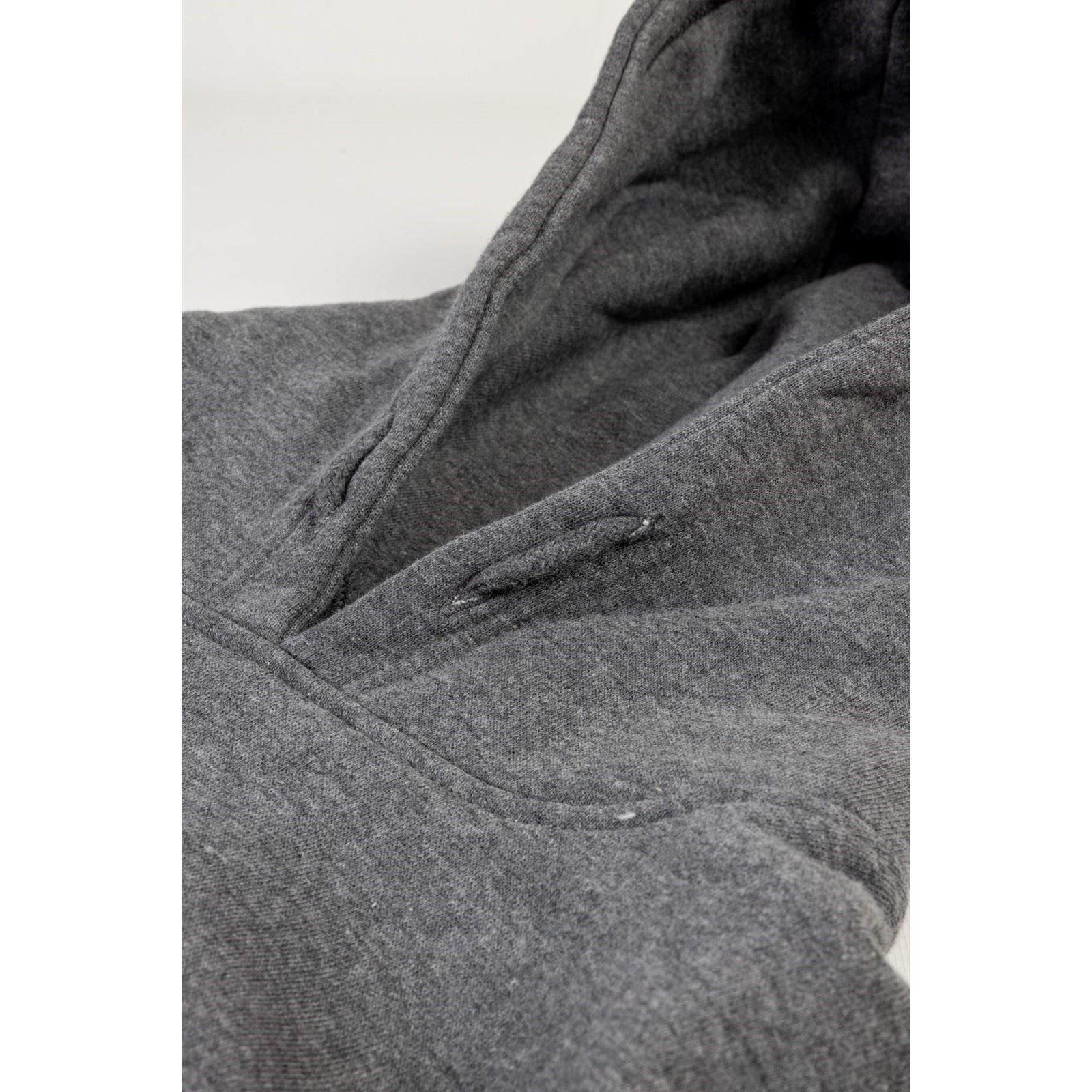 Caterpillar Men's Trademark Hooded Sweatshirt in Heather Grey