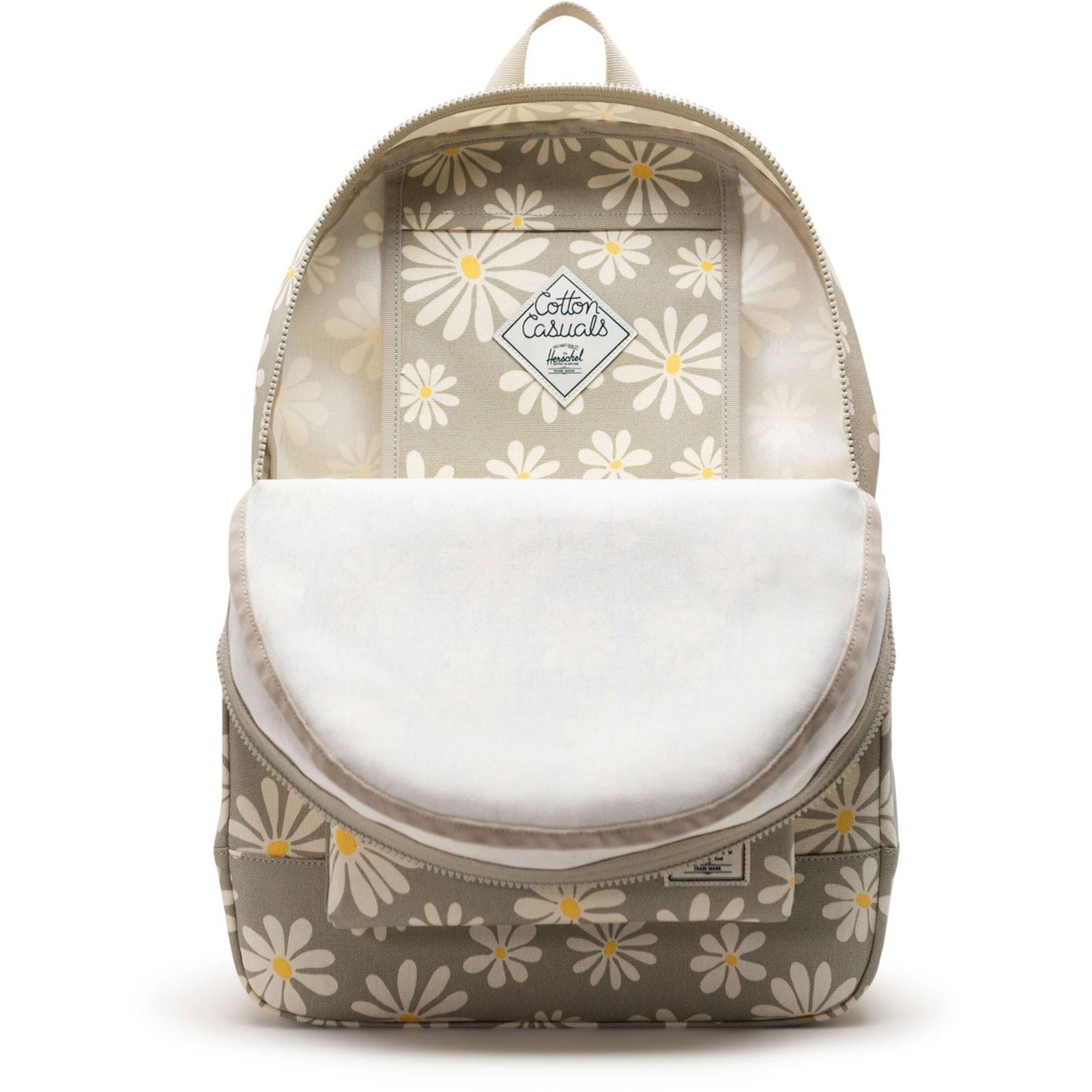 Herschel Bags Pacific Daypack Cotton Unisex Adults Natural Backpack - Medium
