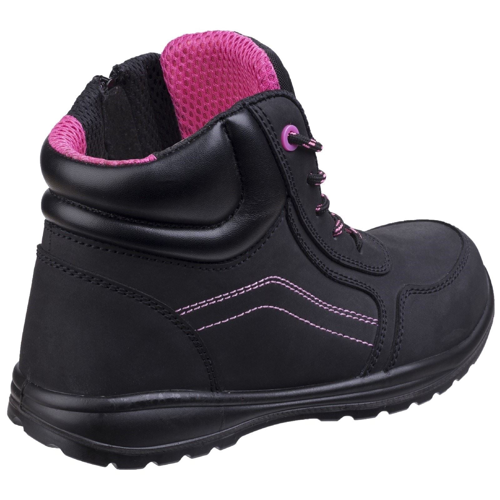 Amblers Safety Women's AS601 Lydia Composite Safety Boot With Side Zip in Black