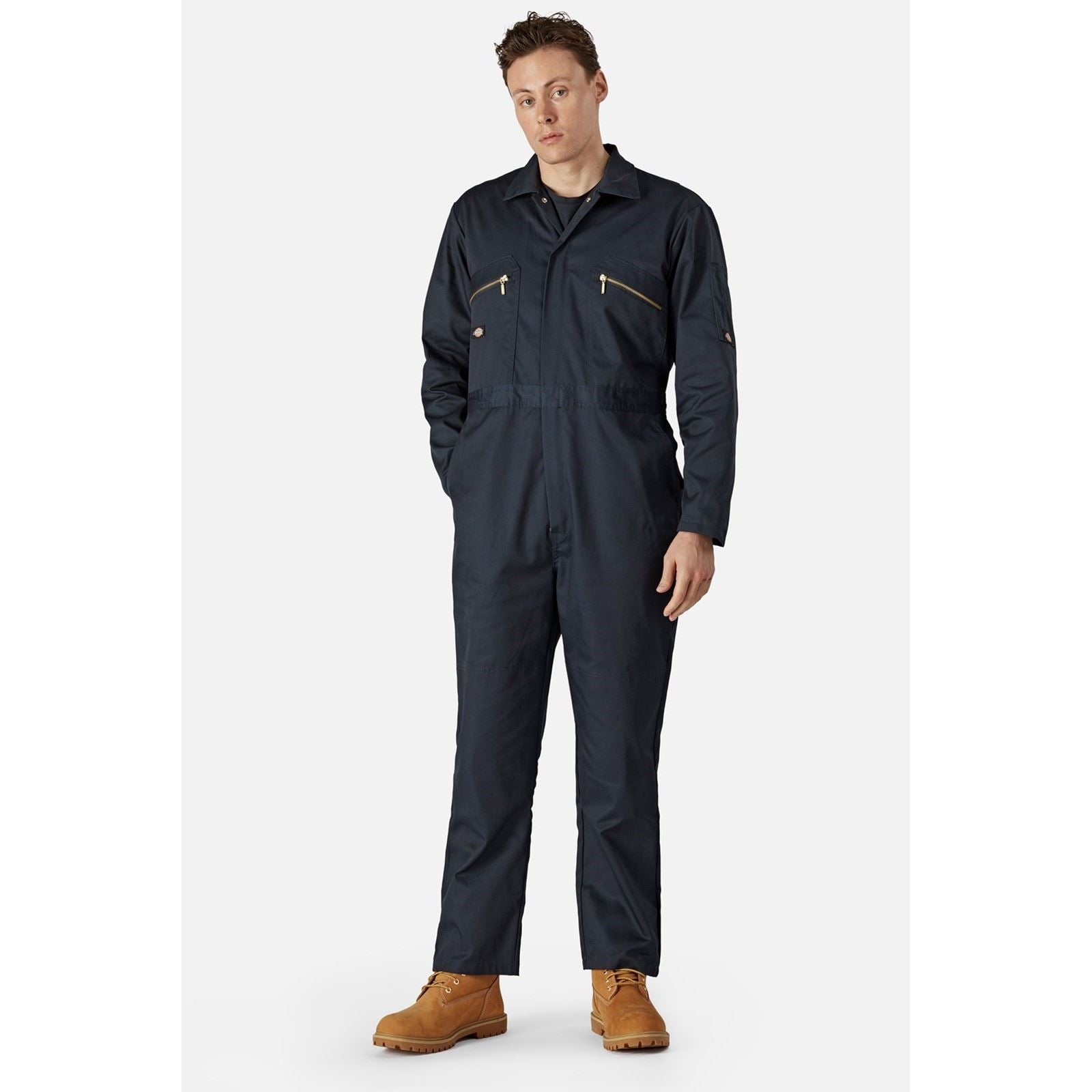 Dickies Men's Redhawk Coverall in Dark Navy